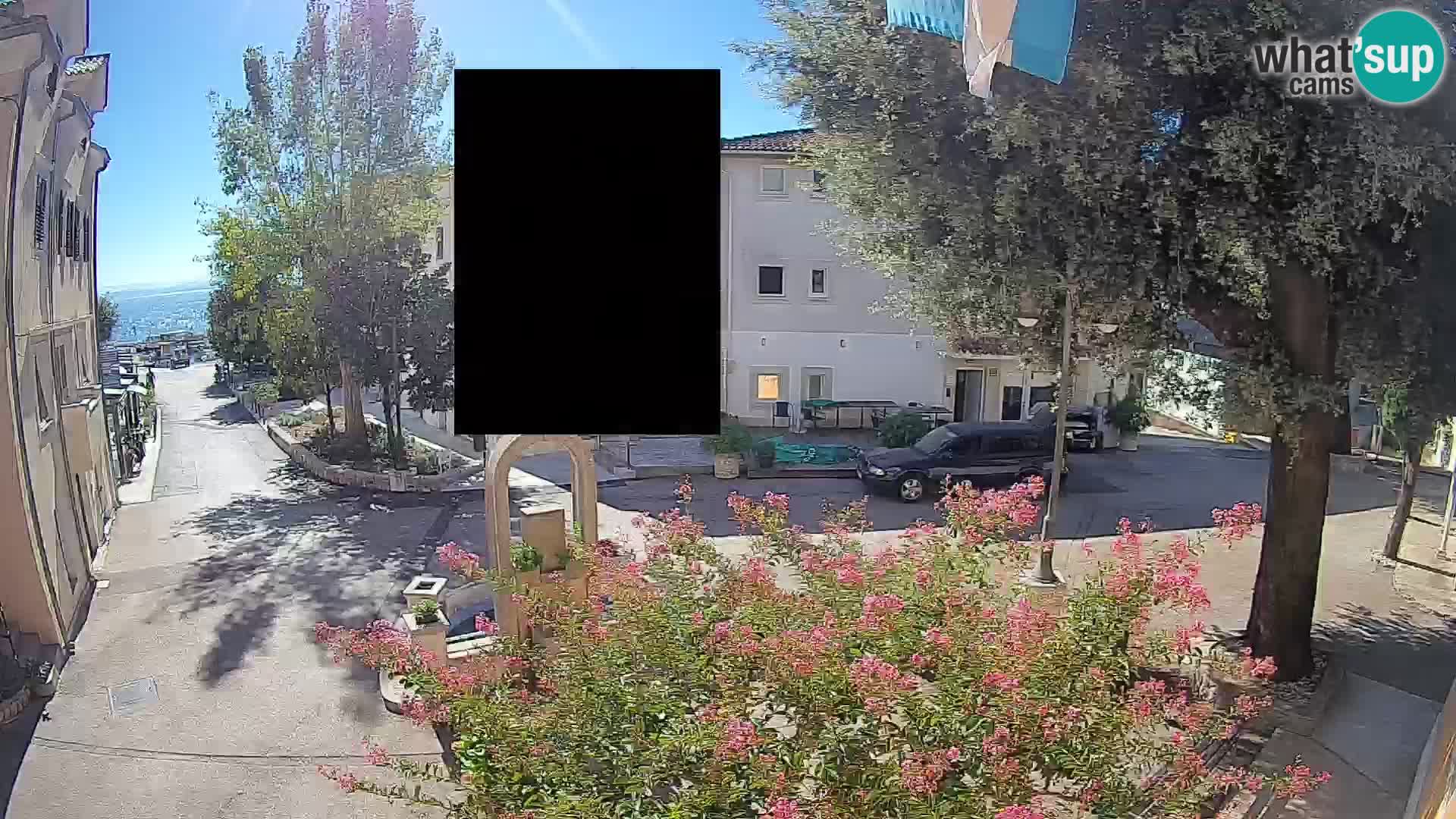 Webcam Mošćenička Draga Zentrum – Liveblick auf das Ortszentrum