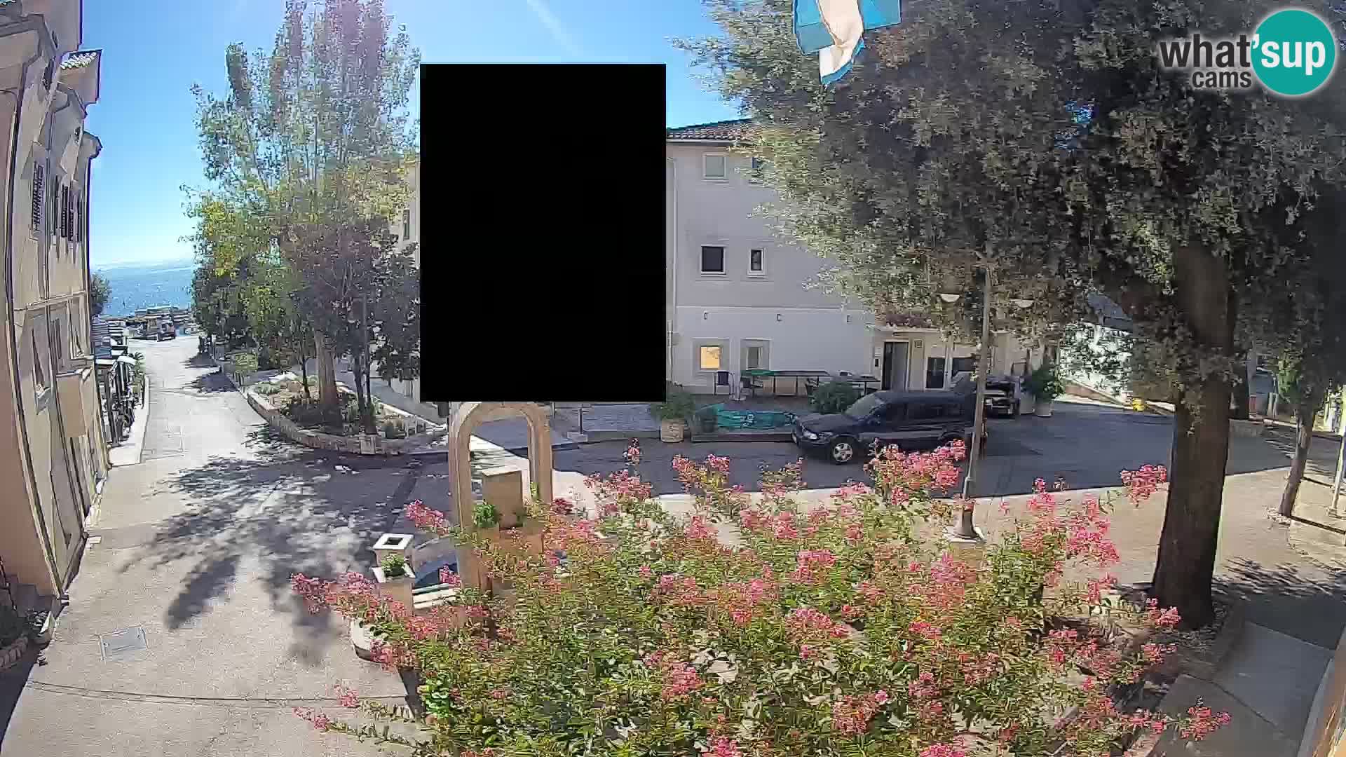 Webcam Mošćenička Draga Zentrum – Liveblick auf das Ortszentrum