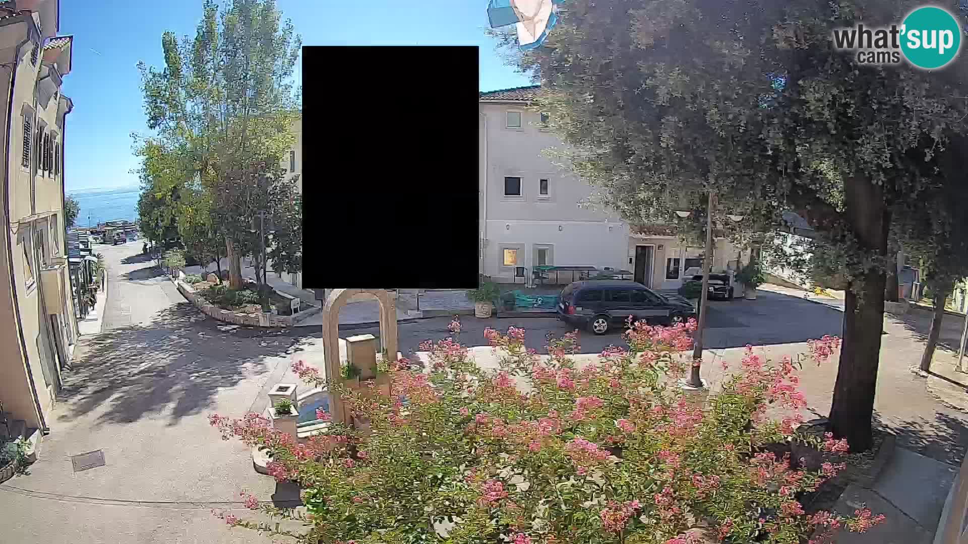 Webcam Centro Draga di Moschiena – Vista live sul centro