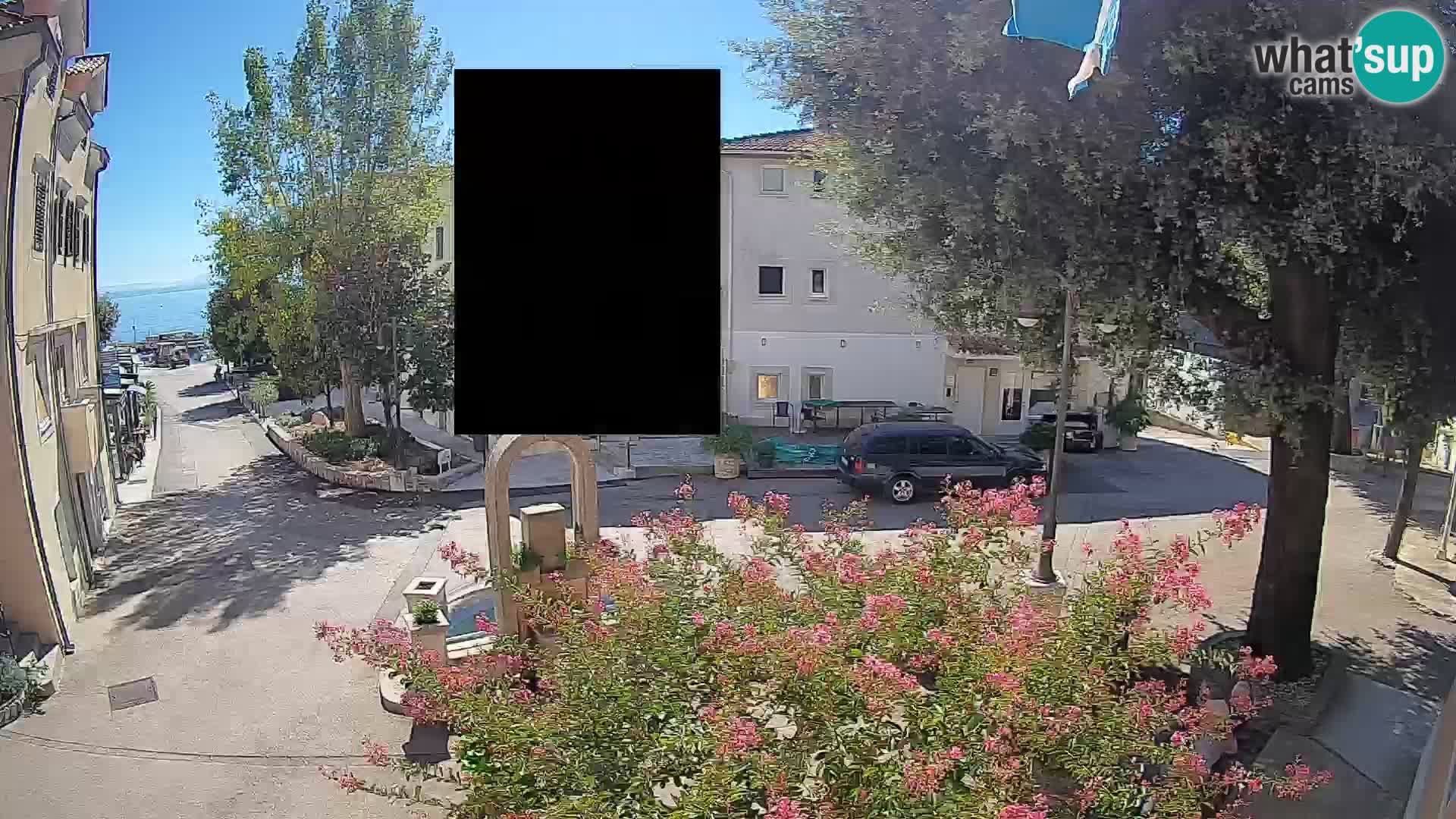 Webcam Centro Draga di Moschiena – Vista live sul centro