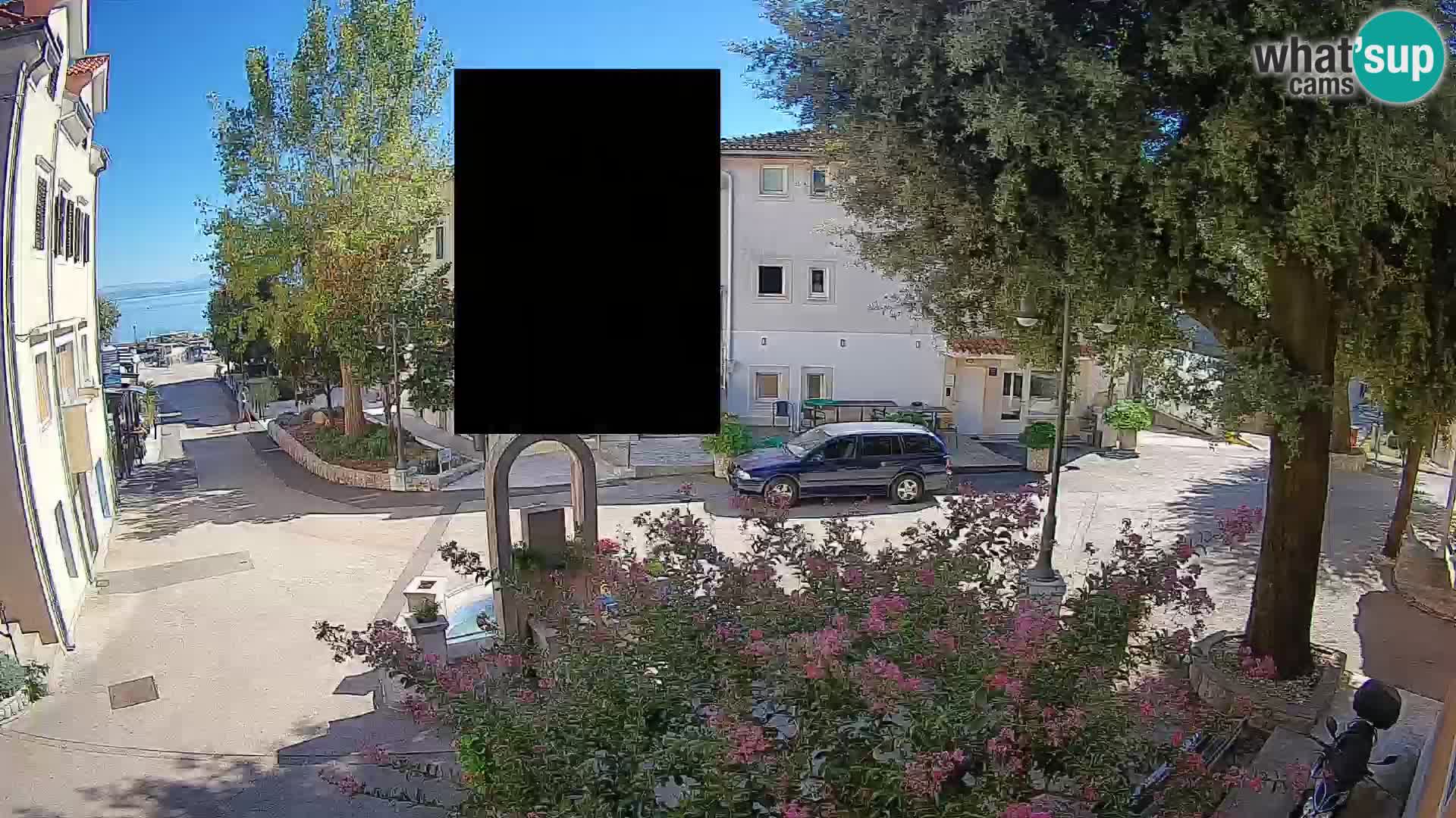 Webcam Mošćenička Draga Zentrum – Liveblick auf das Ortszentrum