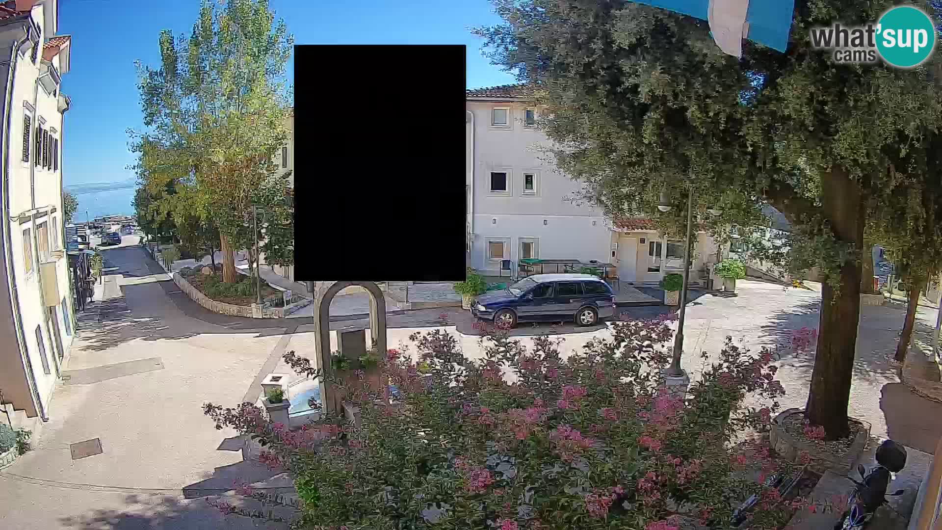 Webcam Mošćenička Draga Zentrum – Liveblick auf das Ortszentrum