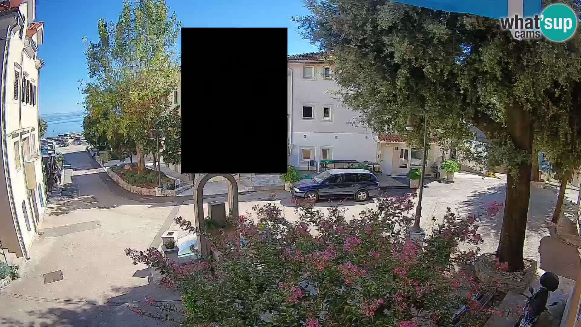 Webcam Mošćenička Draga Zentrum – Liveblick auf das Ortszentrum