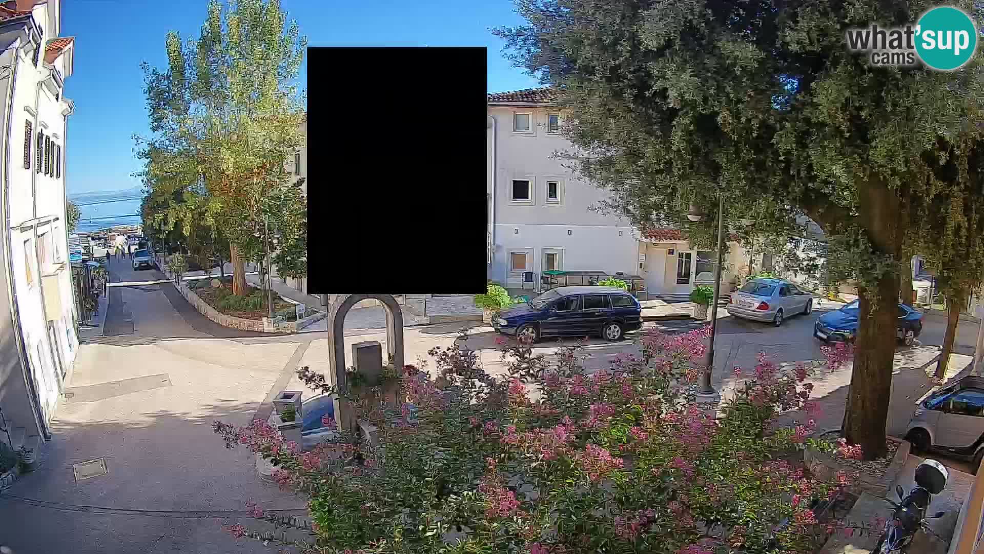 Webcam Mošćenička Draga Center – Live View of the Town Center