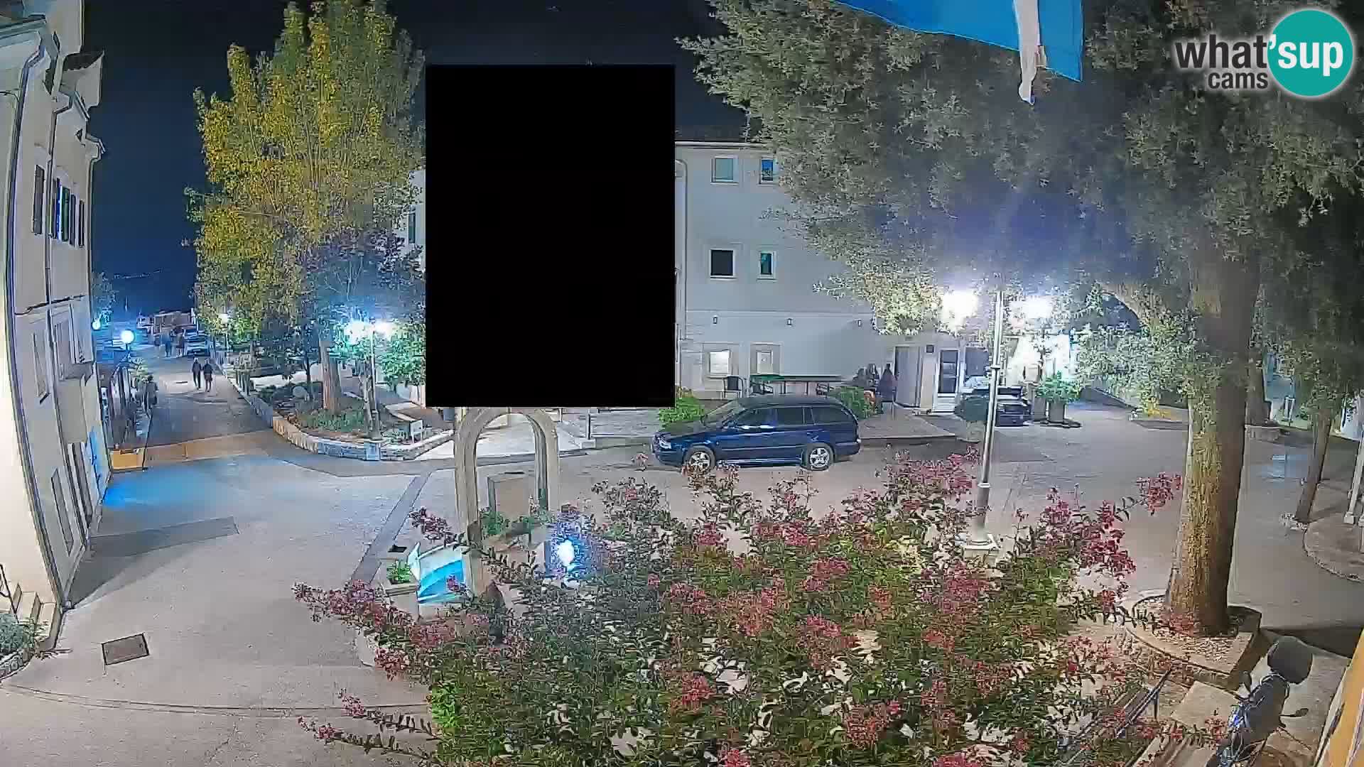 Webcam Mošćenička Draga Center – Live View of the Town Center