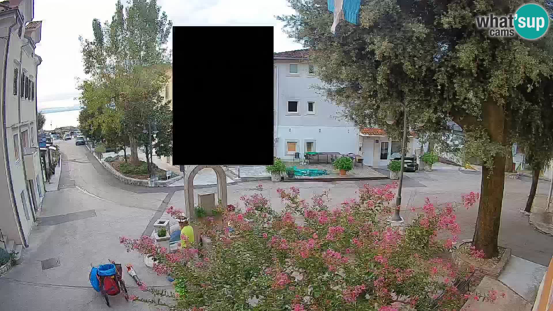 Webcam Mošćenička Draga Center – Live View of the Town Center