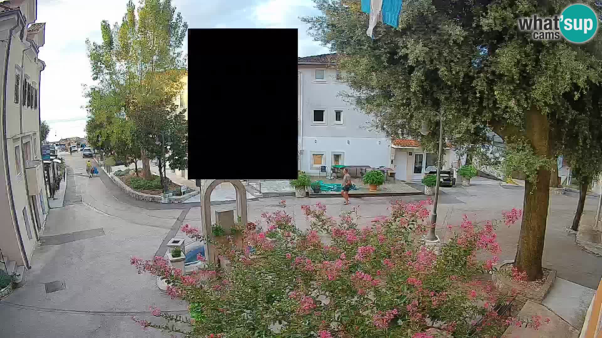 Webcam Centro Draga di Moschiena – Vista live sul centro