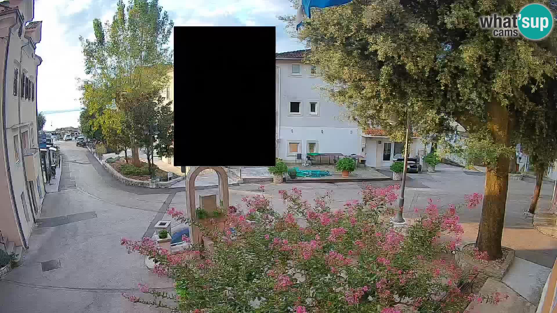 Webcam Centro Draga di Moschiena – Vista live sul centro