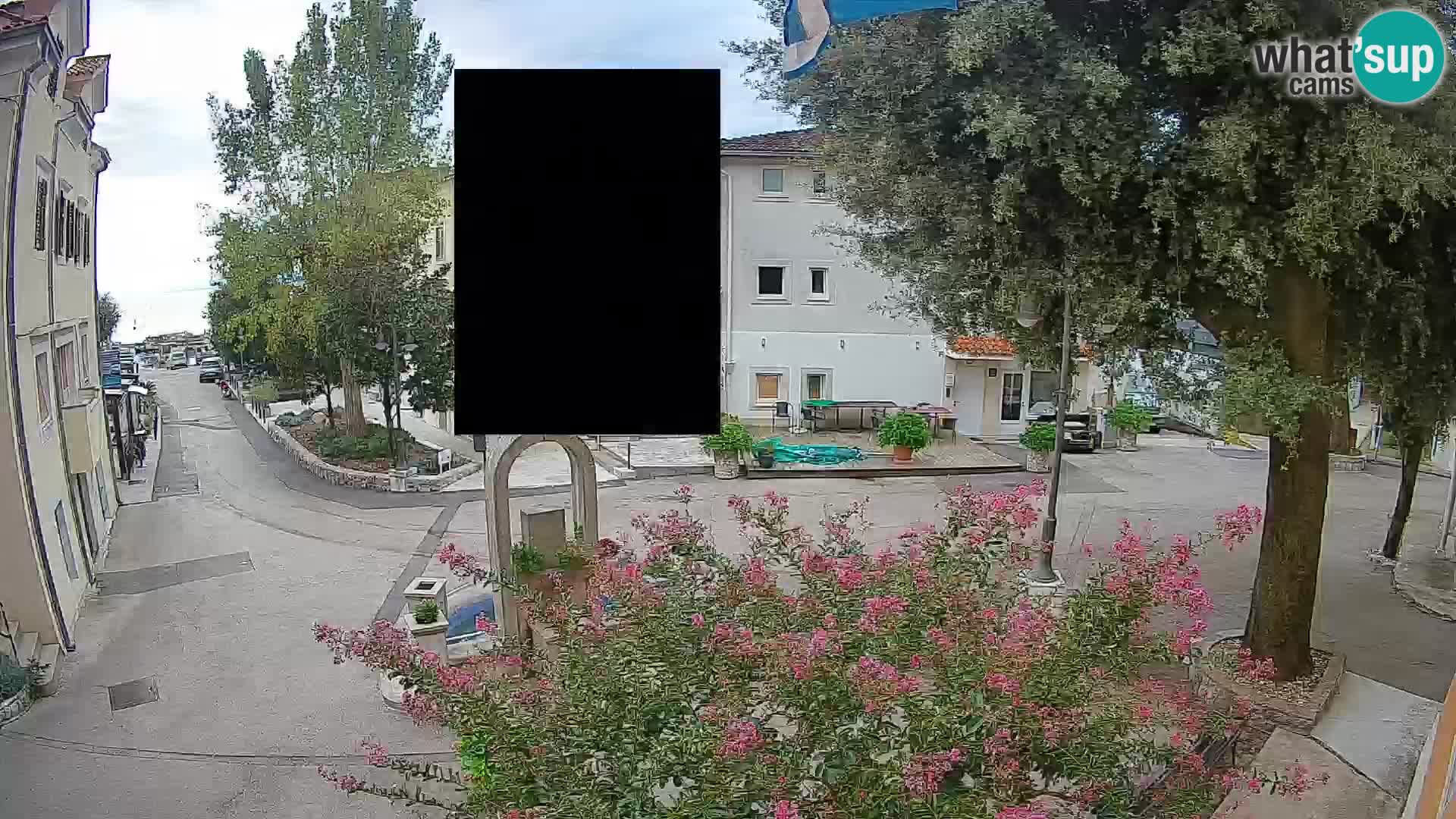 Webcam Centro Draga di Moschiena – Vista live sul centro