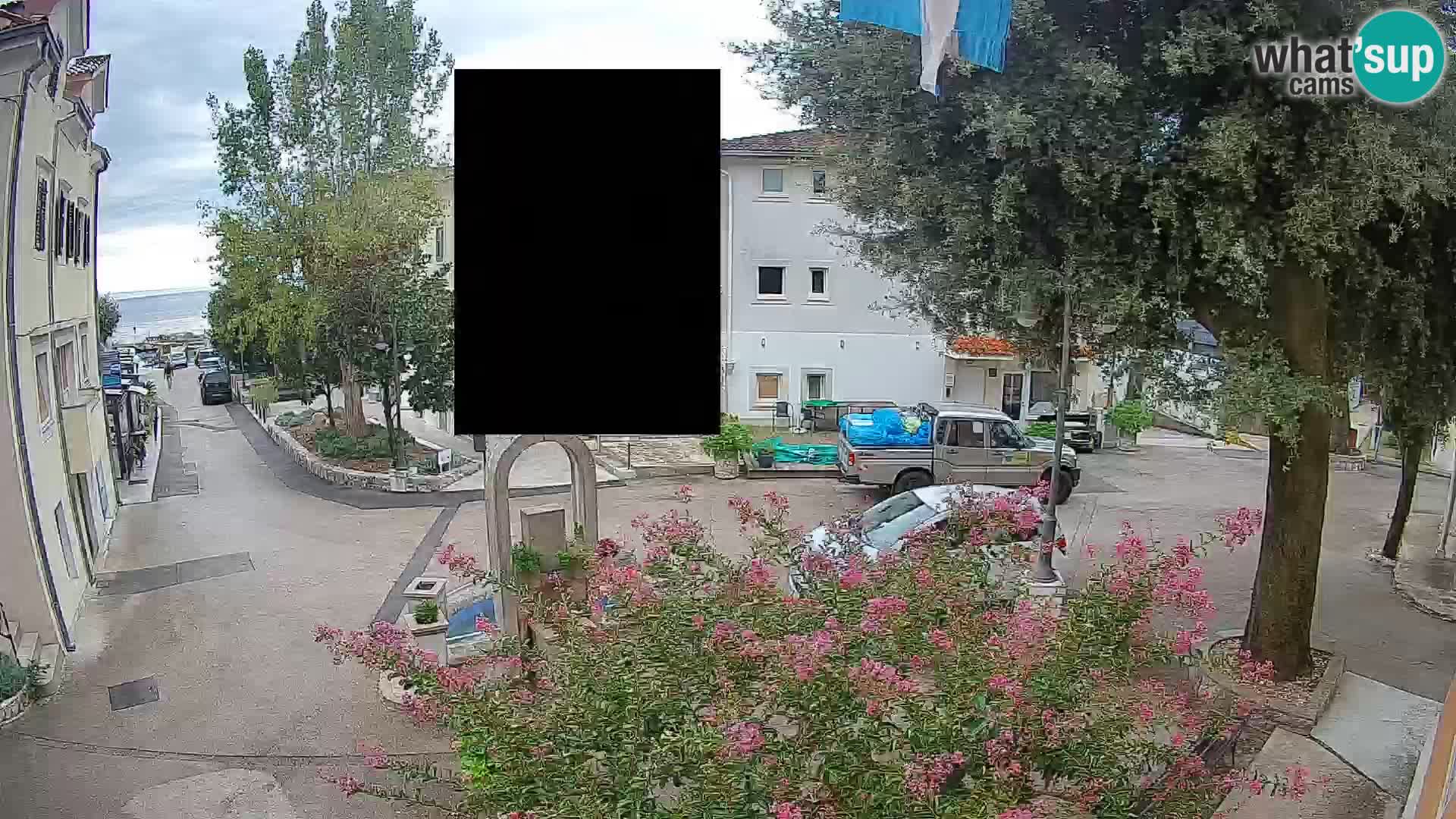 Webcam centre de Mošćenička Draga – Vue en direct du centre-ville