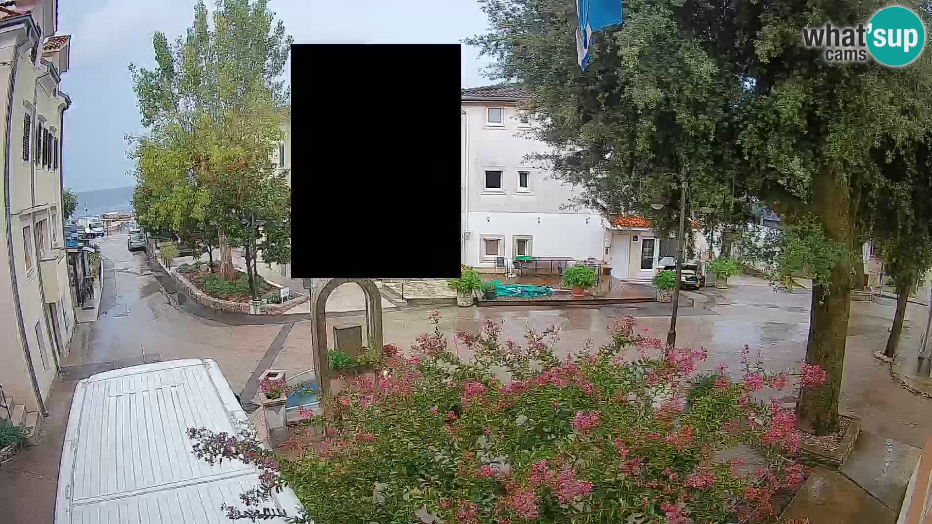 Webcam Centre de Mošćenička Draga – Vue en direct du centre-ville