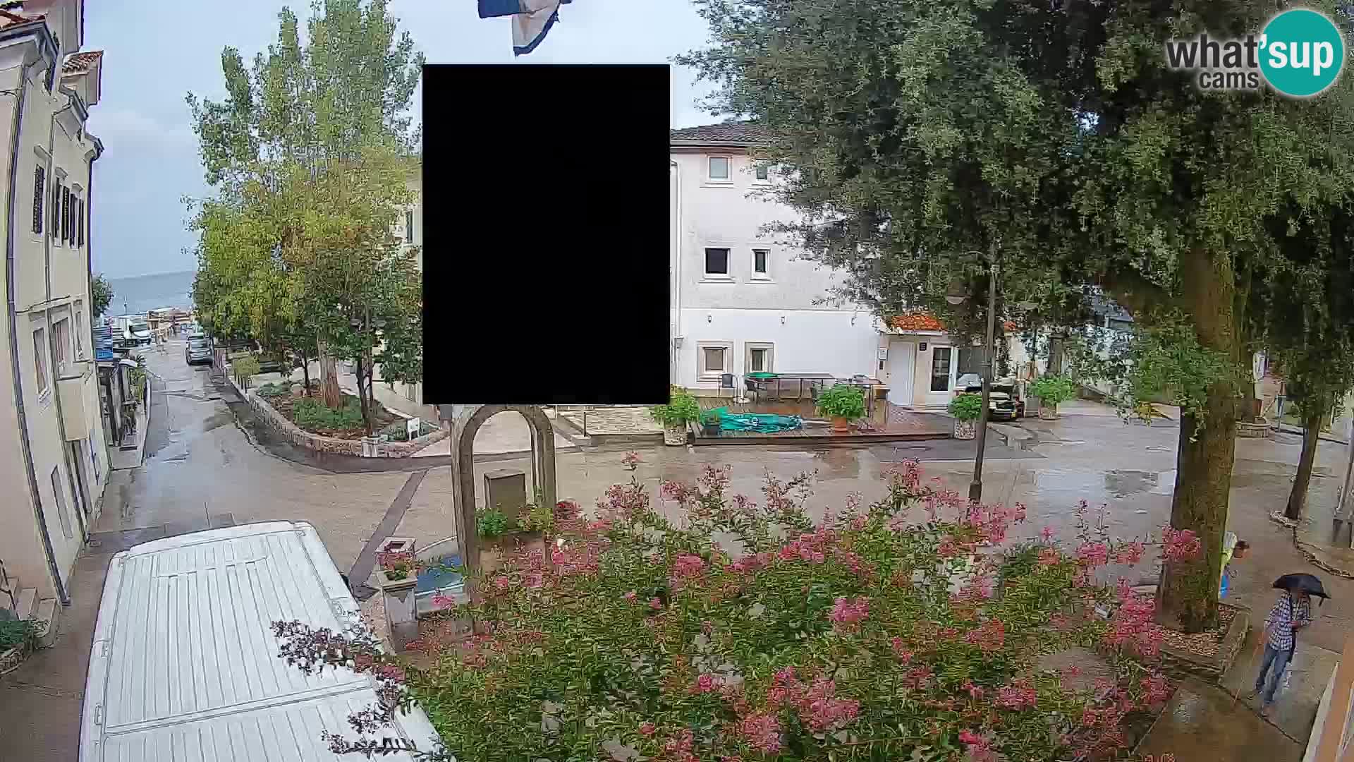 Webcam Mošćenička Draga Zentrum – Liveblick auf das Ortszentrum