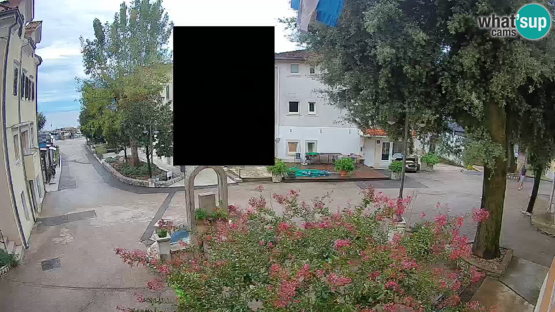 Webcam Centro Draga di Moschiena – Vista live sul centro