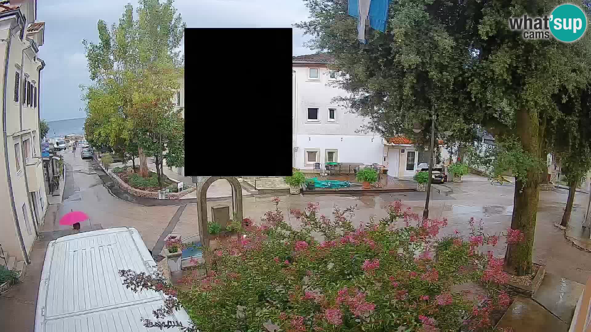 Webcam Centre de Mošćenička Draga – Vue en direct du centre-ville