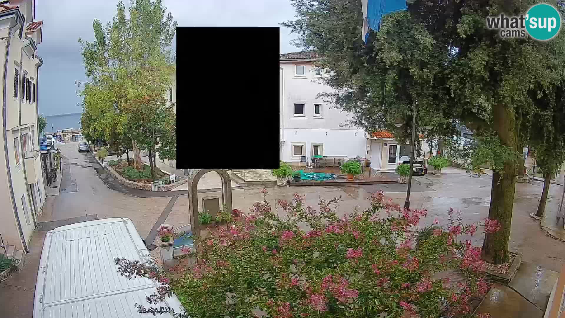 Webcam Centre de Mošćenička Draga – Vue en direct du centre-ville