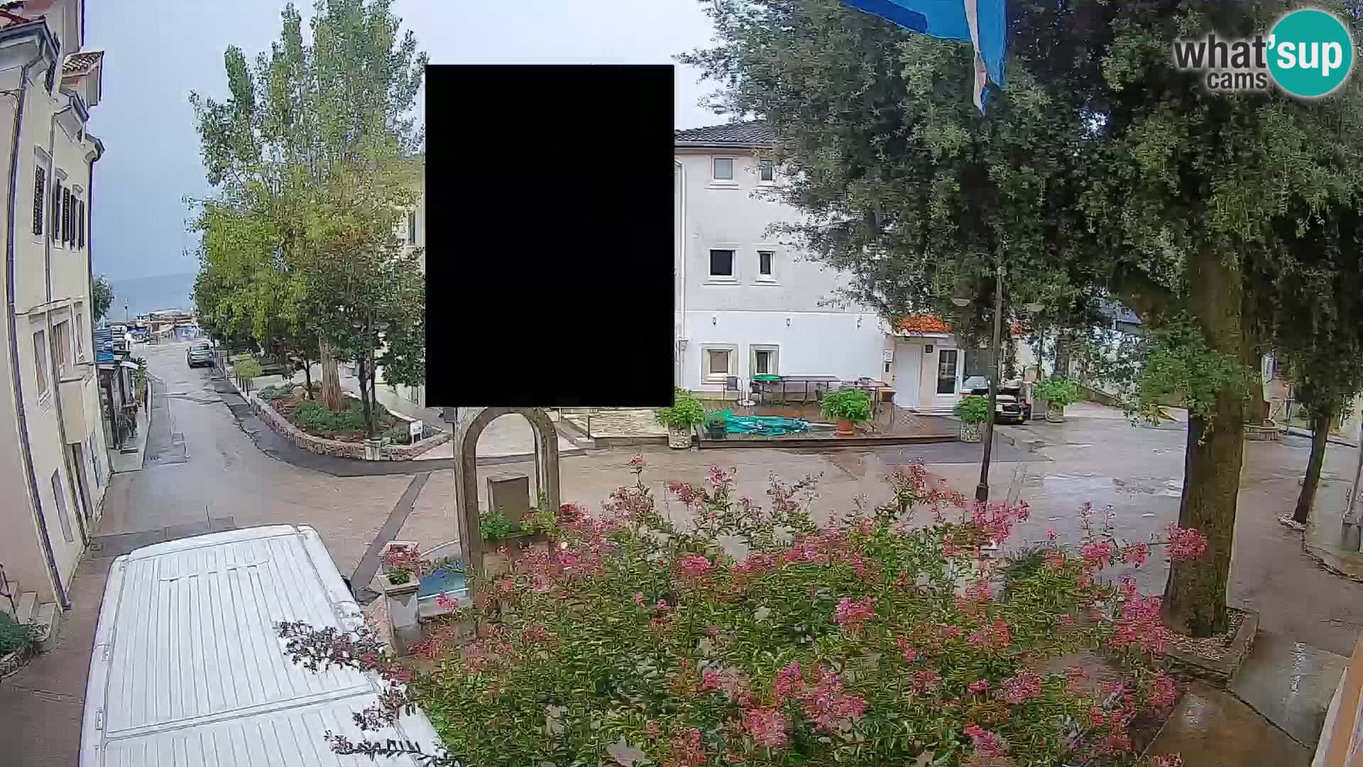 Webcam Centro Draga di Moschiena – Vista live sul centro