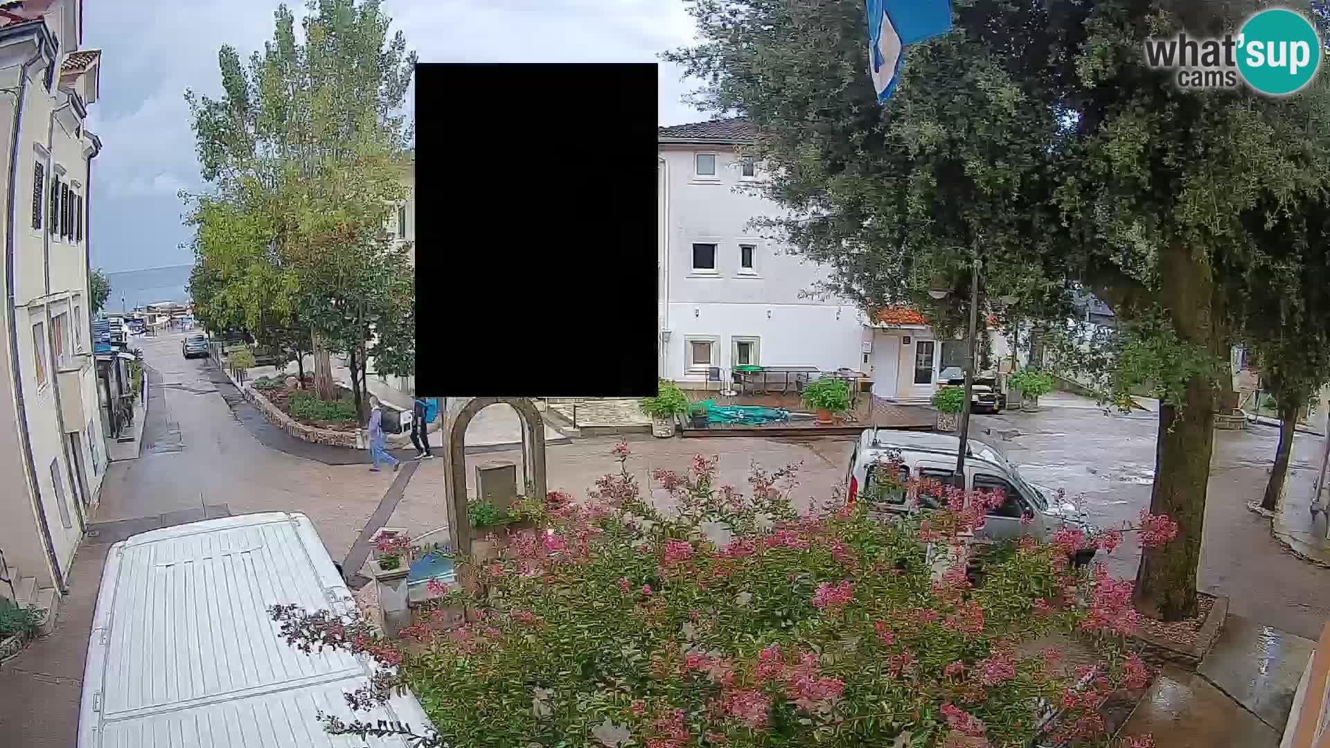 Webcam centre de Mošćenička Draga – Vue en direct du centre-ville