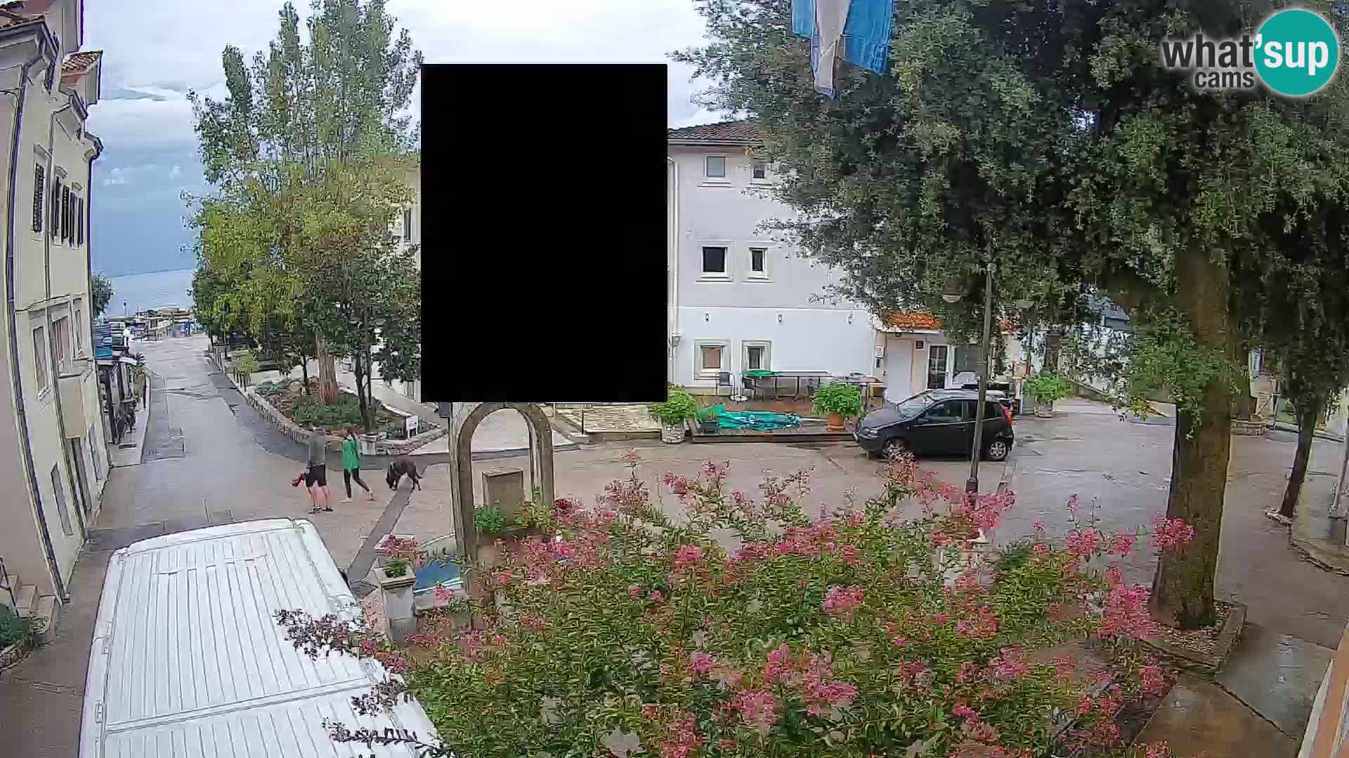 Webcam Mošćenička Draga Zentrum – Liveblick auf das Ortszentrum