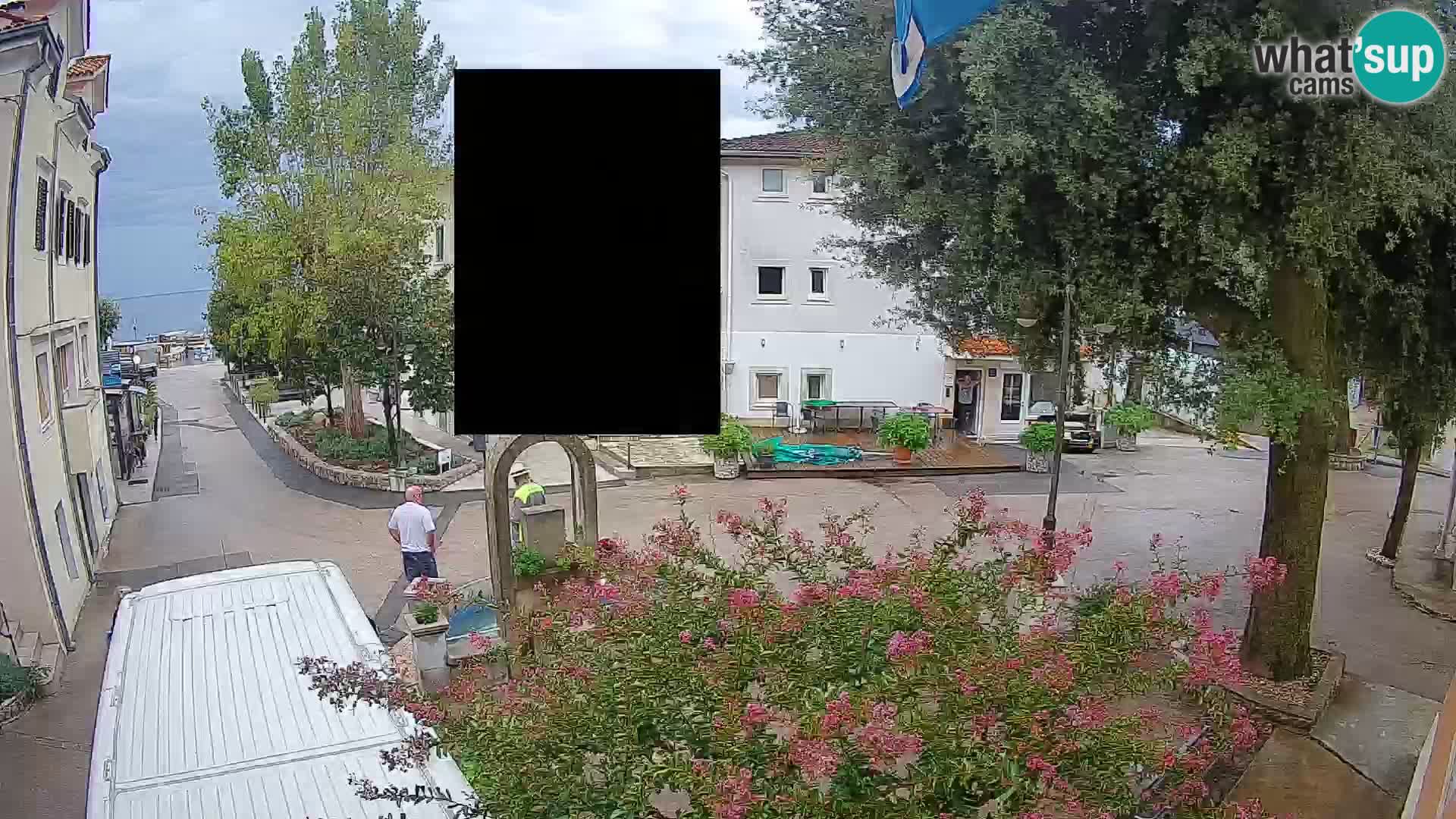 Webcam centre de Mošćenička Draga – Vue en direct du centre-ville