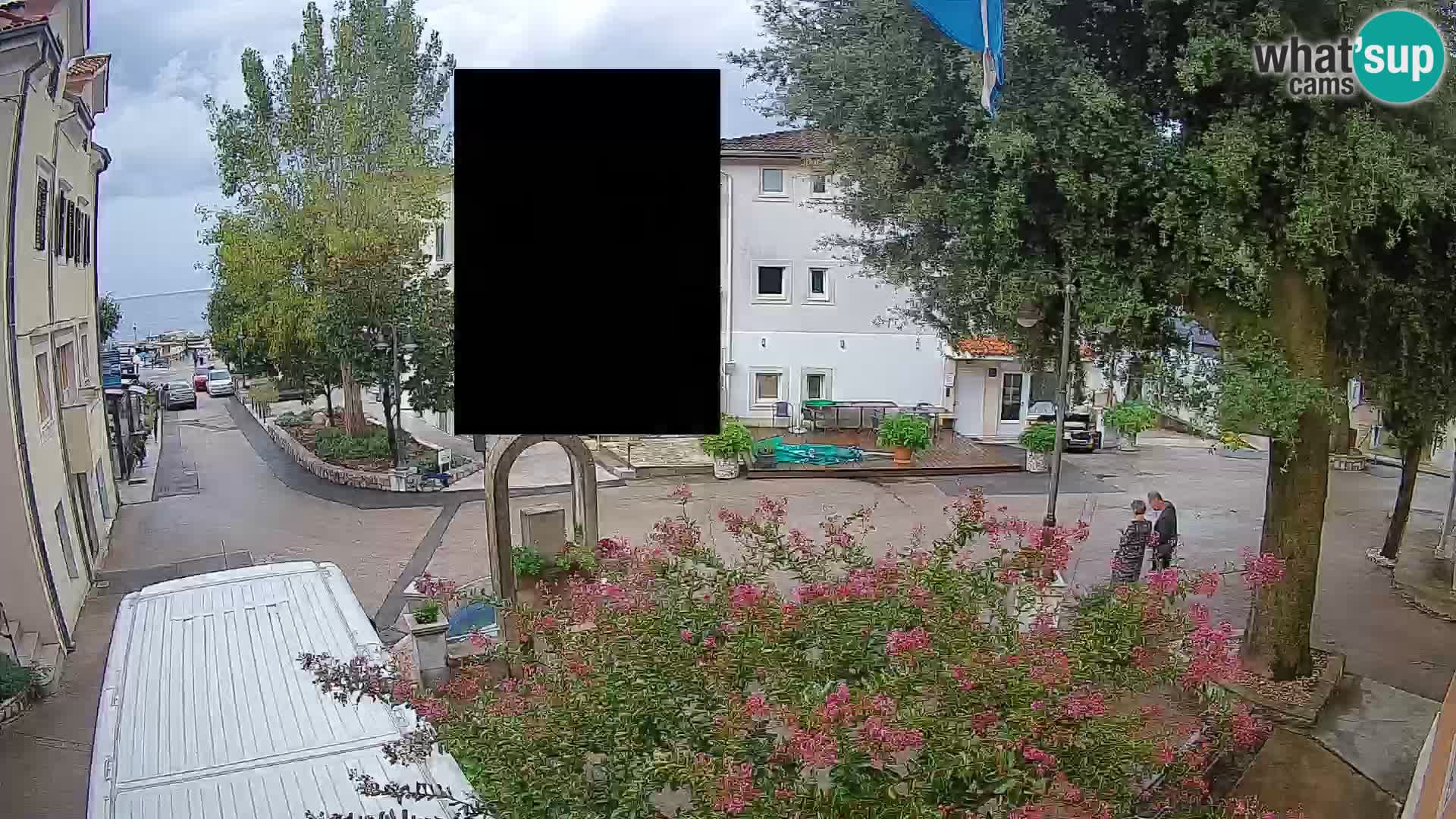 Webcam Mošćenička Draga Zentrum – Liveblick auf das Ortszentrum