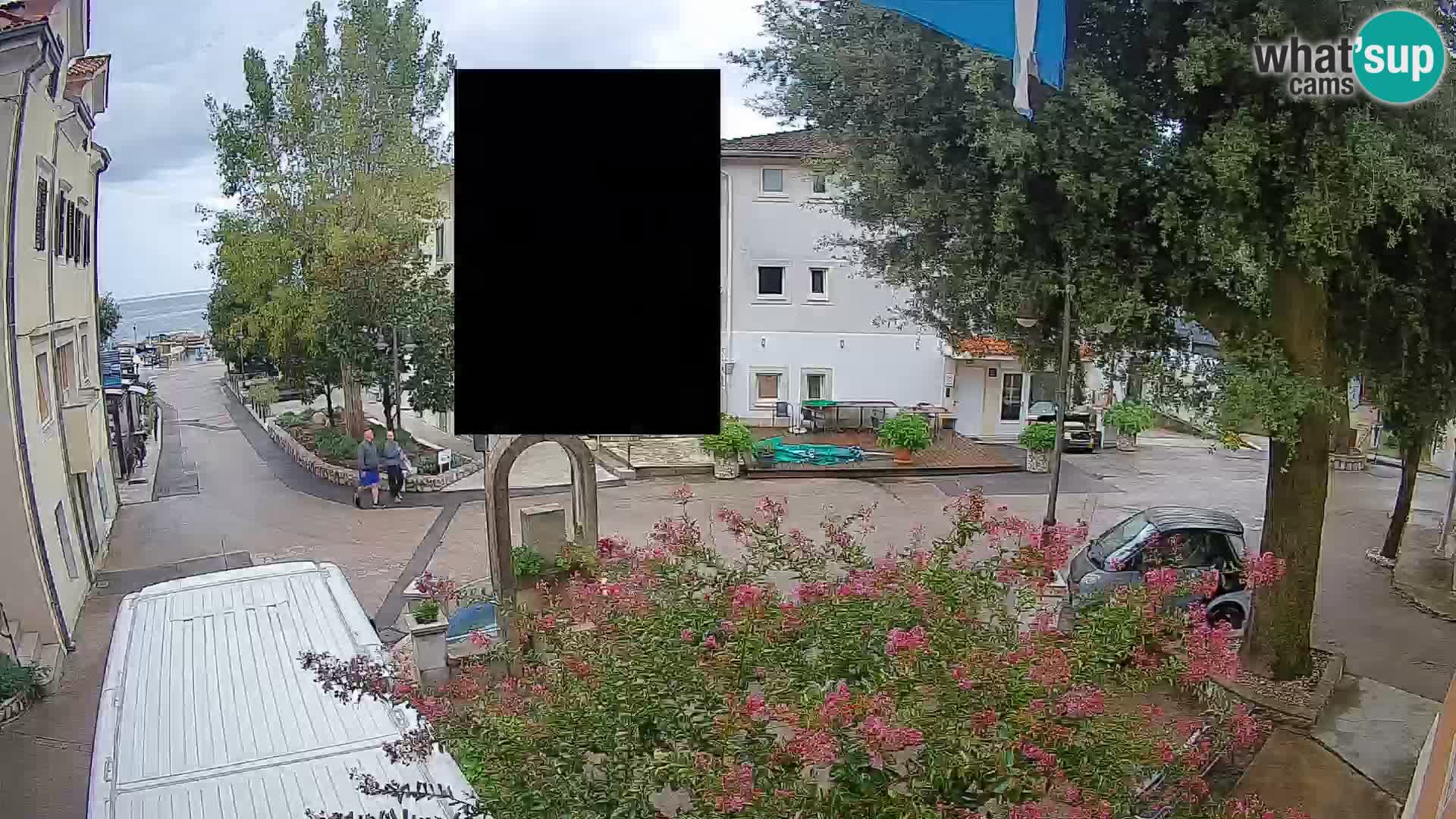 Webcam Centre de Mošćenička Draga – Vue en direct du centre-ville