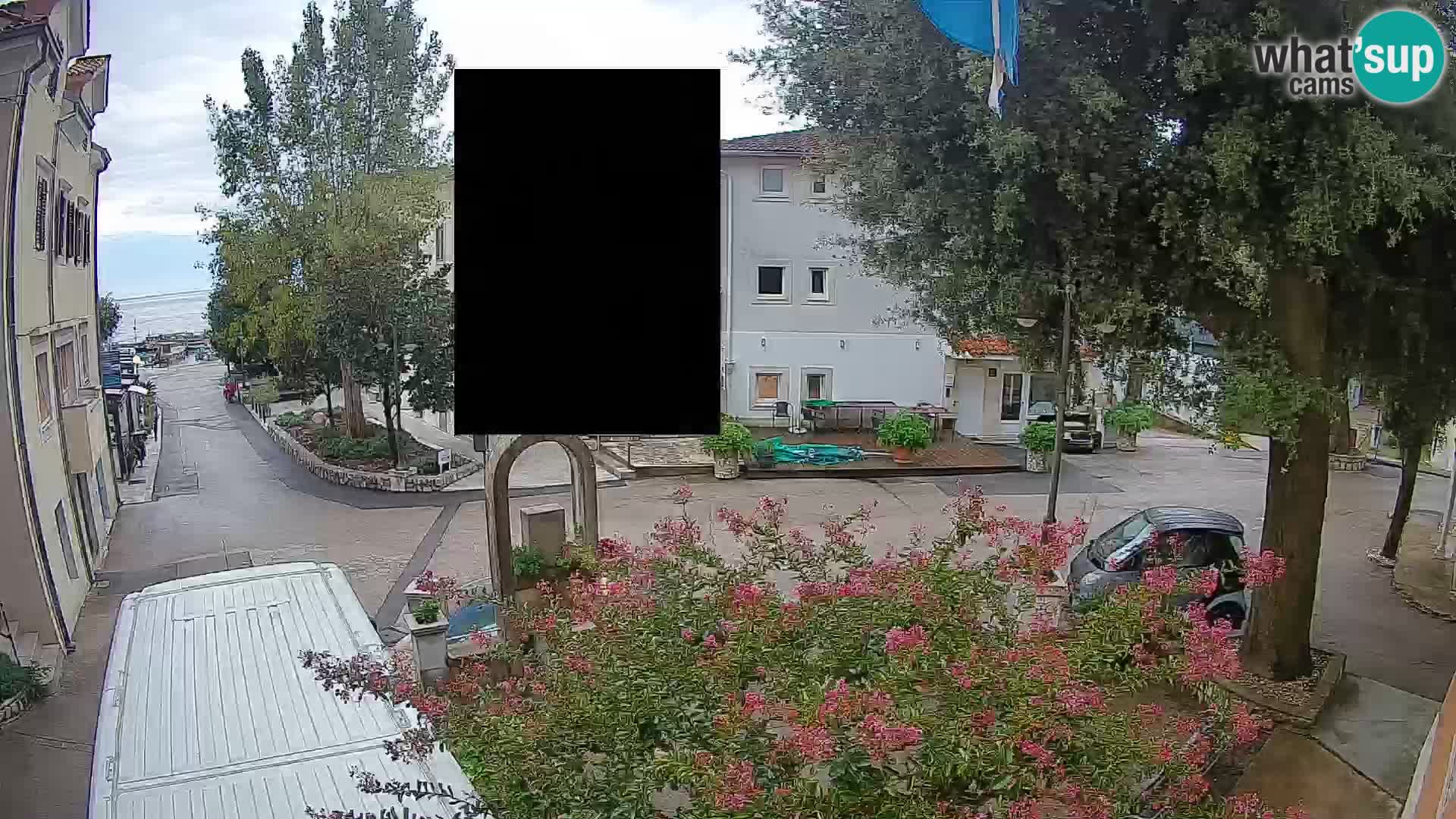 Webcam Centro Draga di Moschiena – Vista live sul centro
