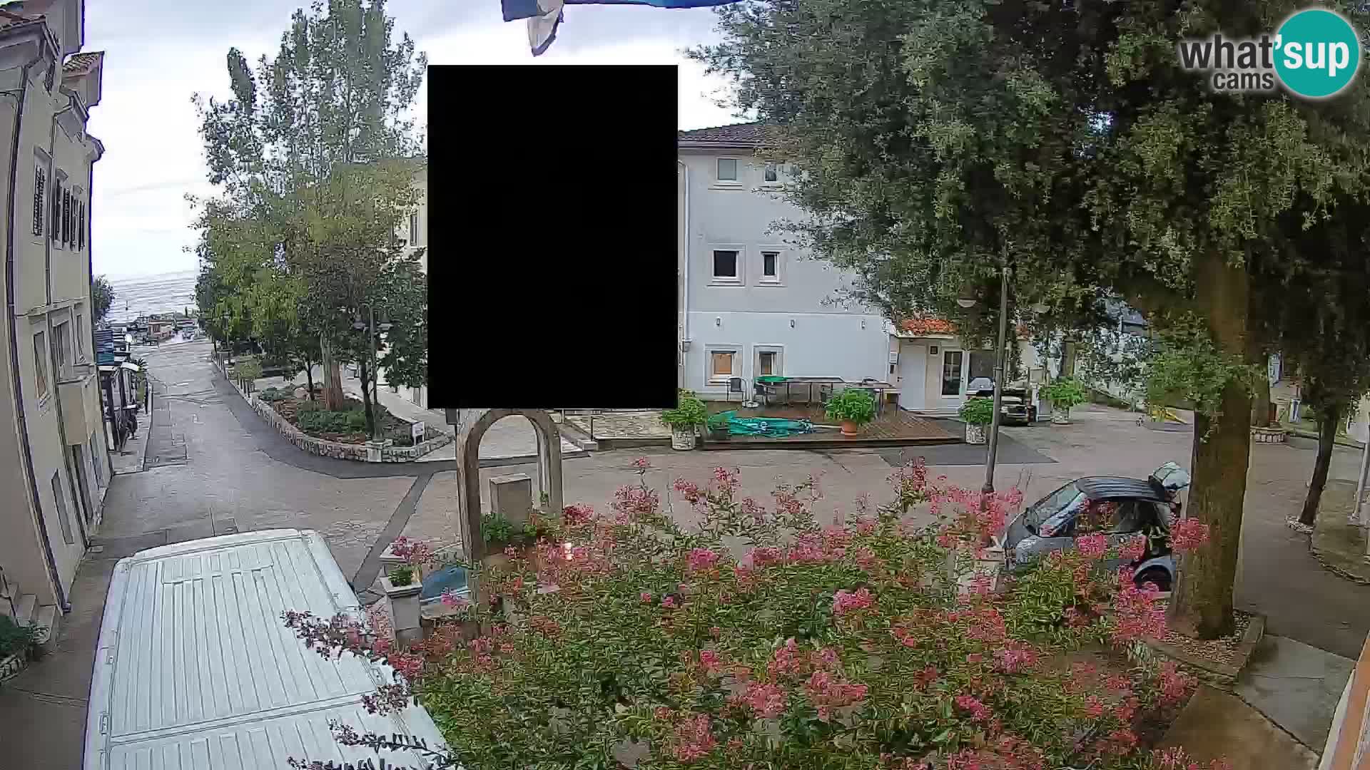 Webcam Mošćenička Draga Center – Live View of the Town Center