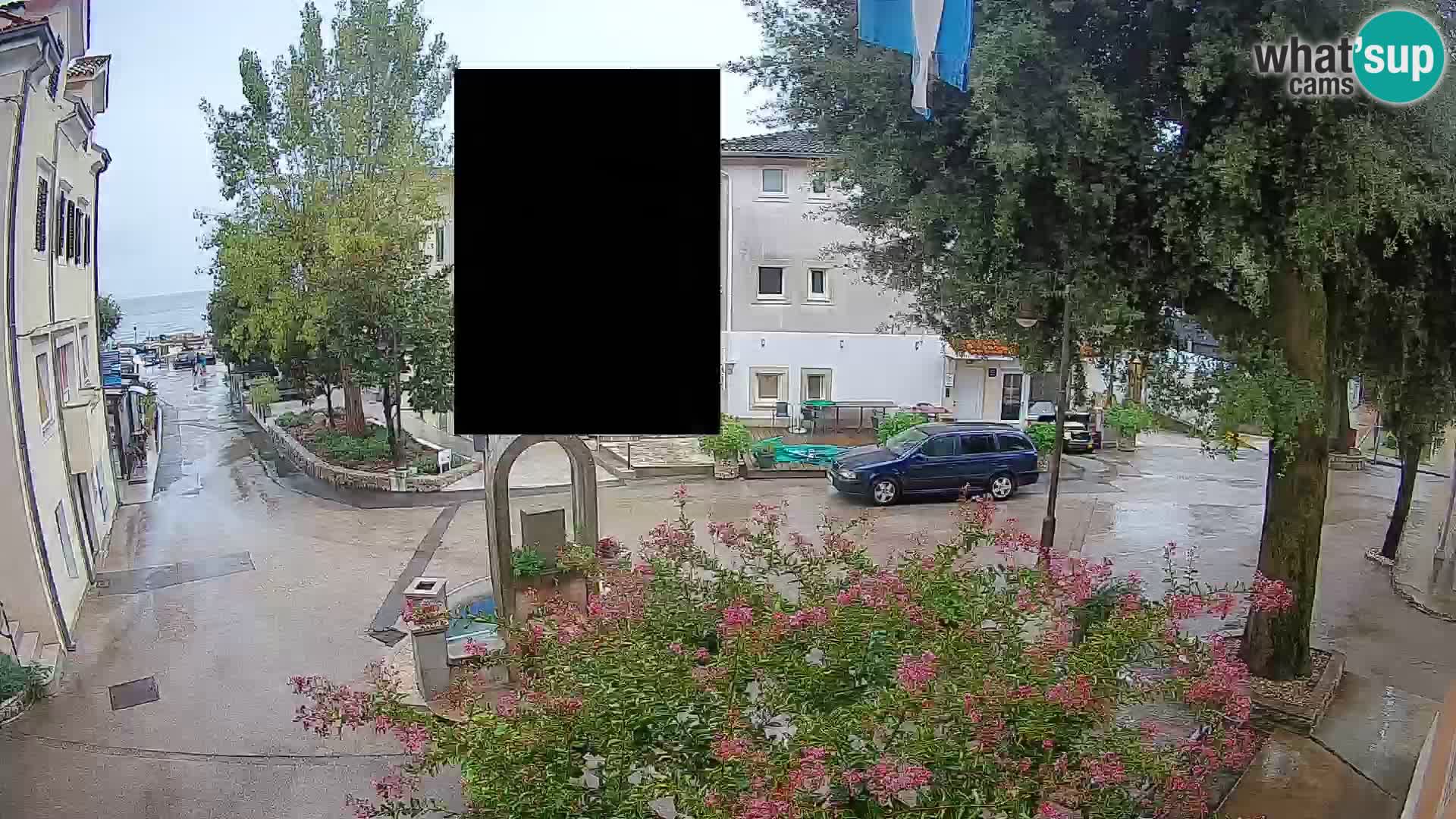 Webcam Mošćenička Draga Center – Live View of the Town Center