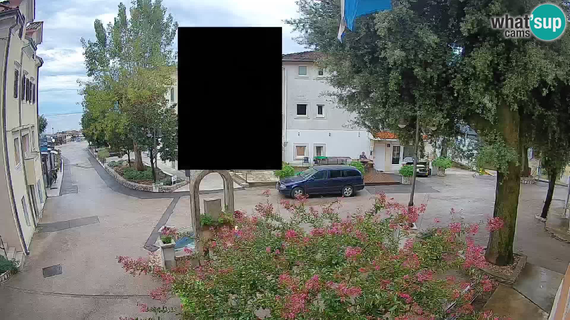 Webcam Mošćenička Draga Center – Live View of the Town Center