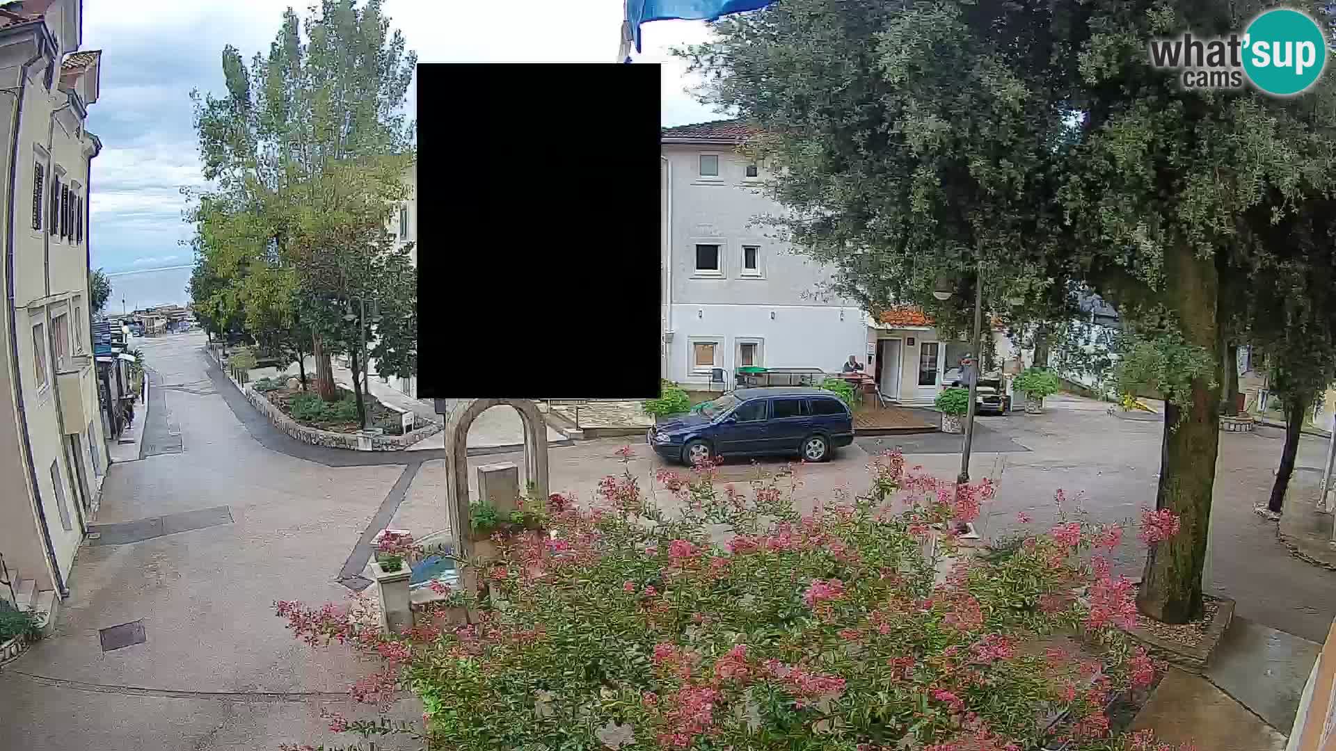 Webcam Mošćenička Draga Center – Live View of the Town Center