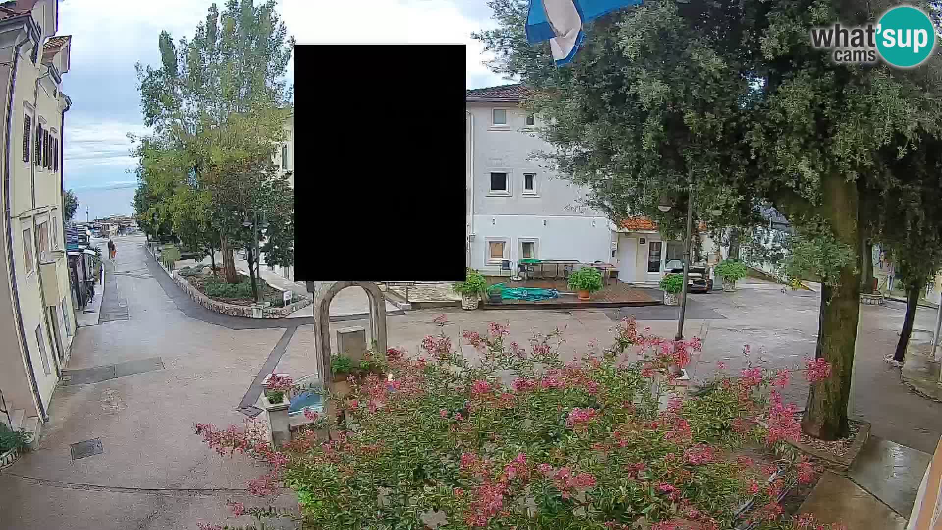 Spletna kamera center Mošćeniška Draga – Pogled v živo
