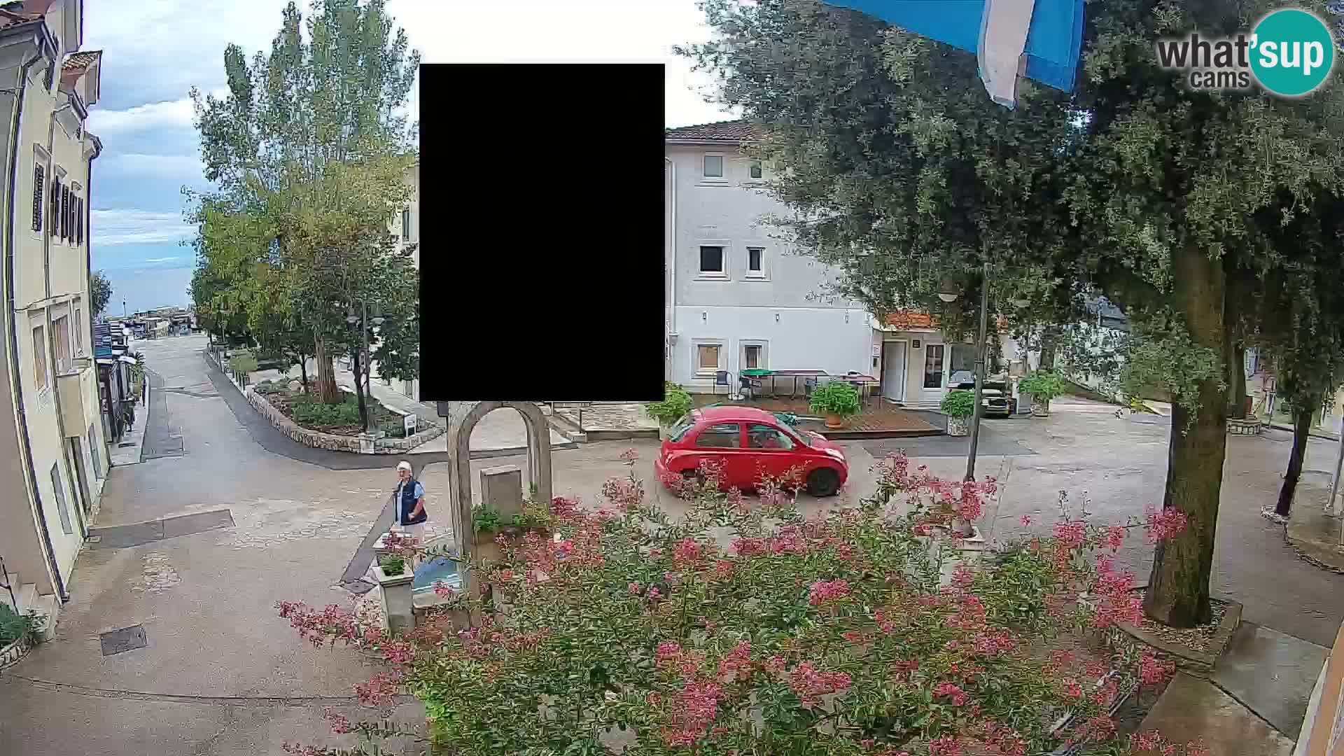 Webcam Mošćenička Draga Zentrum – Liveblick auf das Ortszentrum