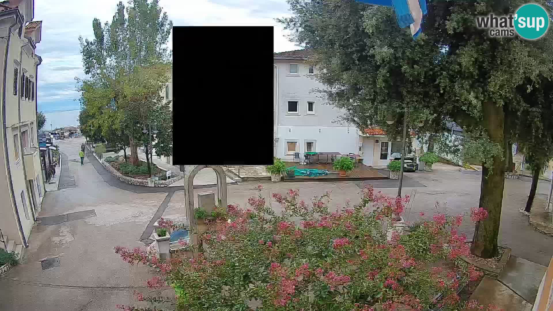 Webcam Mošćenička Draga Zentrum – Liveblick auf das Ortszentrum