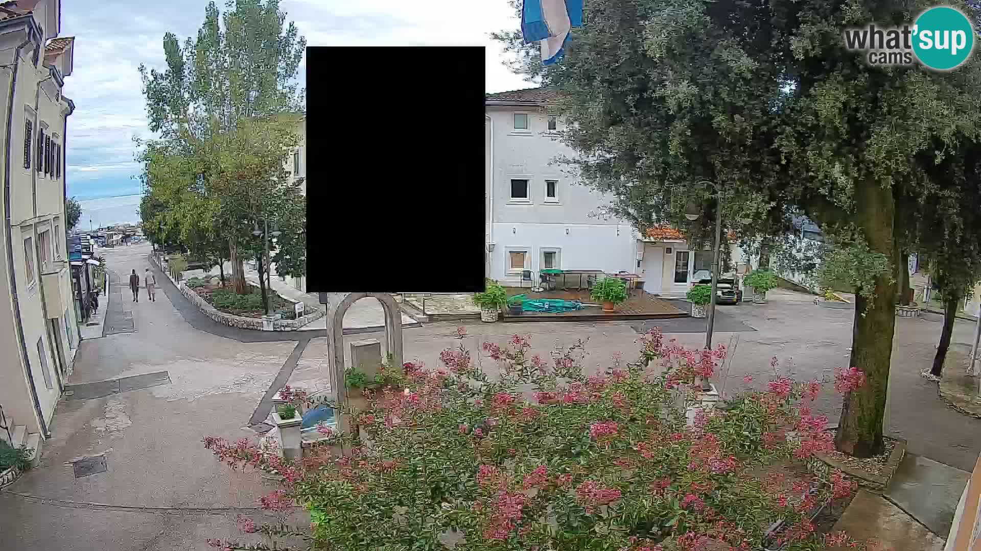 Webcam Mošćenička Draga Zentrum – Liveblick auf das Ortszentrum
