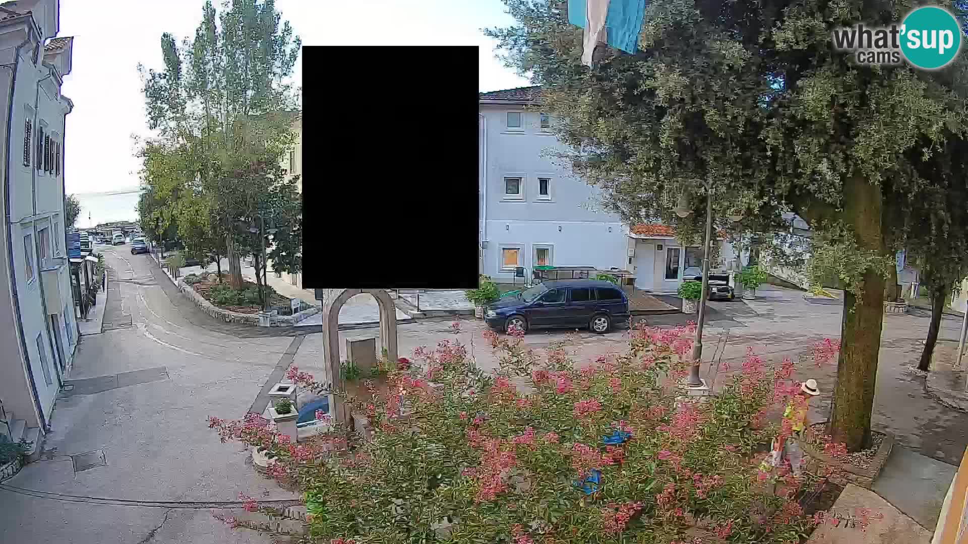 Webcam Mošćenička Draga Center – Live View of the Town Center