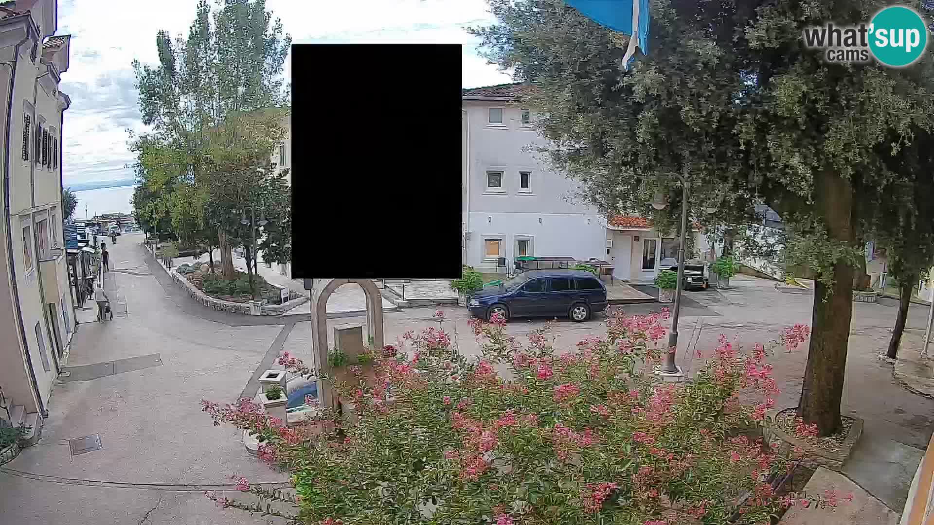 Webcam Mošćenička Draga Center – Live View of the Town Center