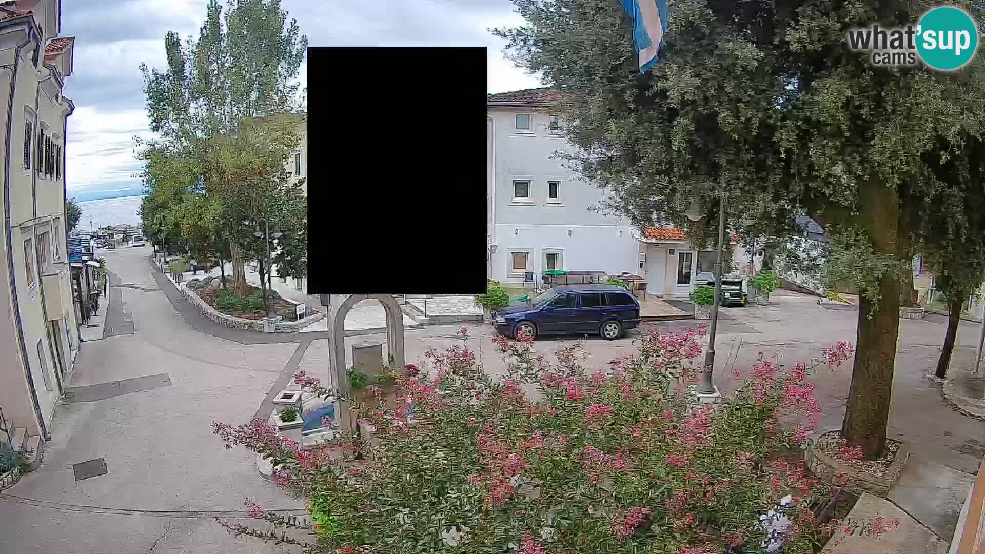 Webcam Centre de Mošćenička Draga – Vue en direct du centre-ville