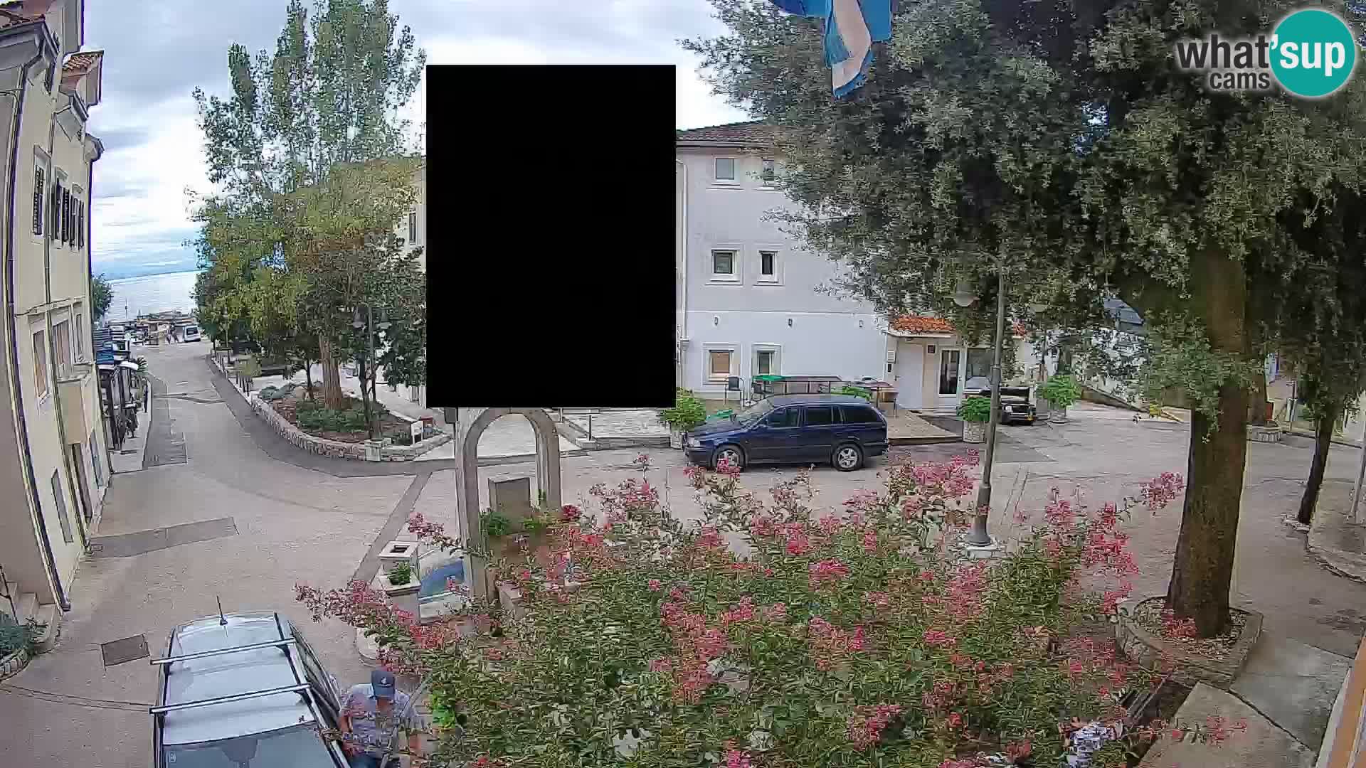 Webcam Centre de Mošćenička Draga – Vue en direct du centre-ville