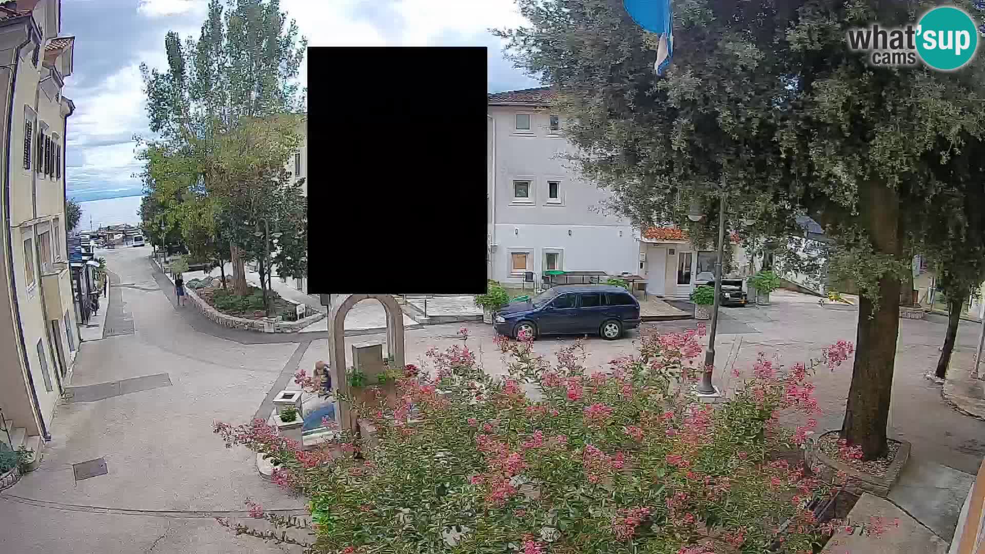 Webcam Mošćenička Draga Center – Live View of the Town Center