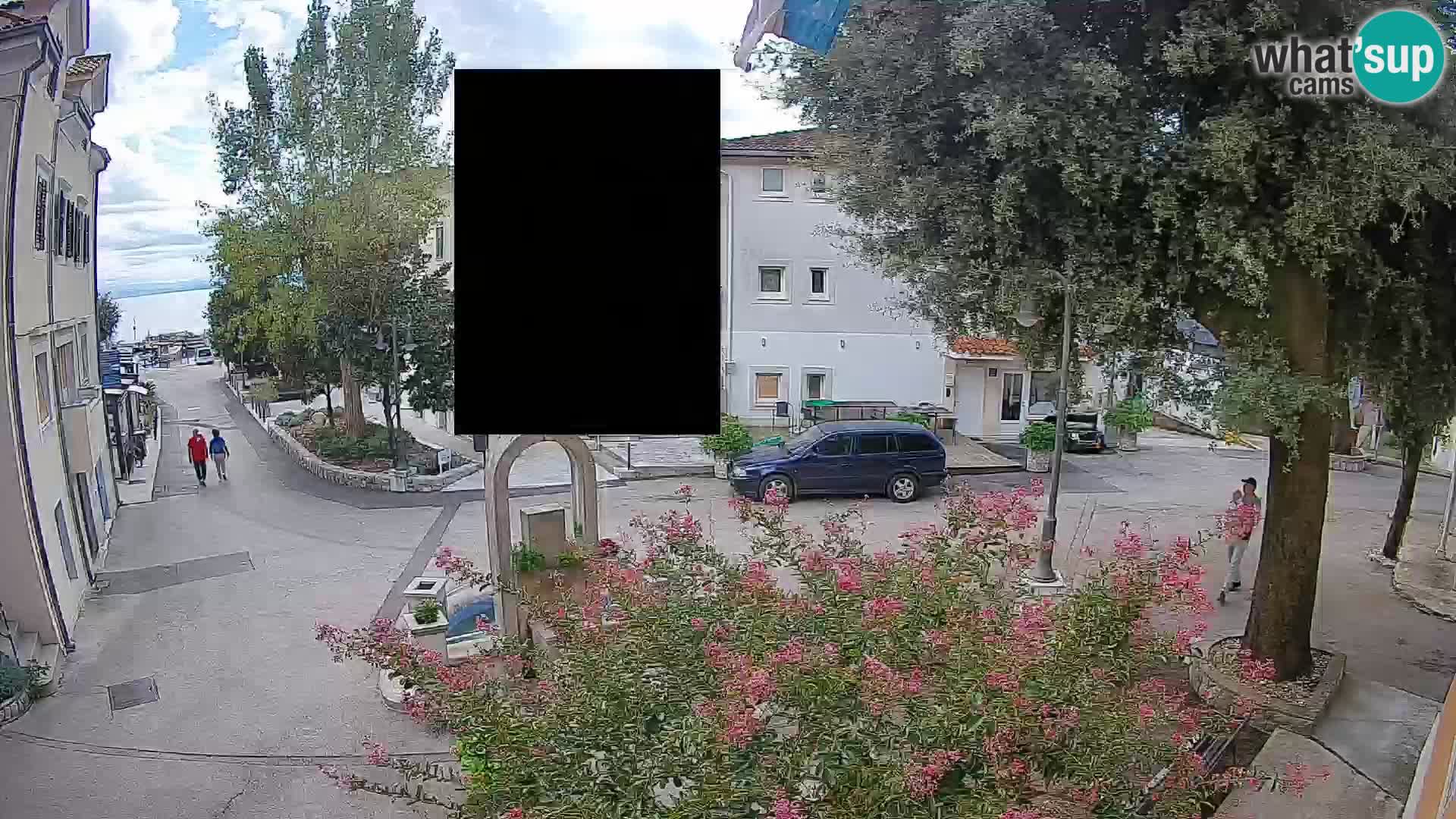 Webcam Mošćenička Draga Center – Live View of the Town Center