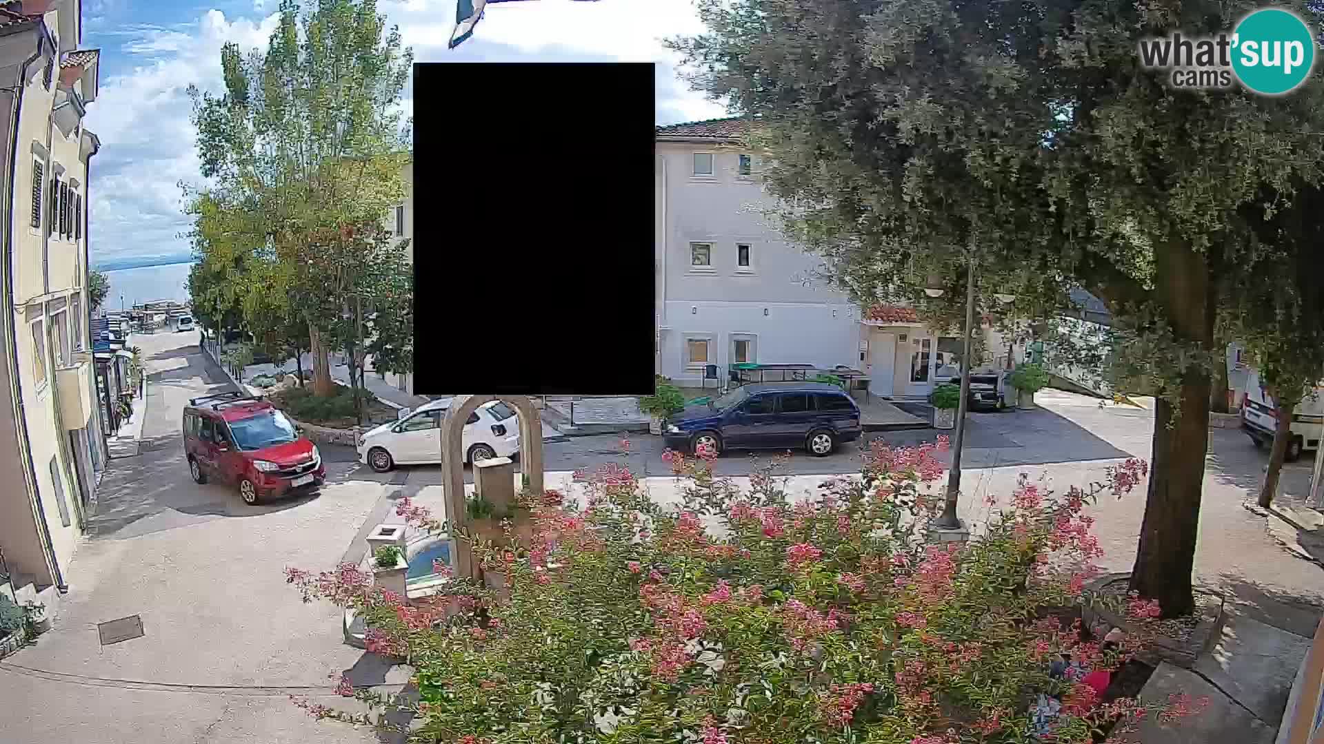 Webcam Centro Draga di Moschiena – Vista live sul centro