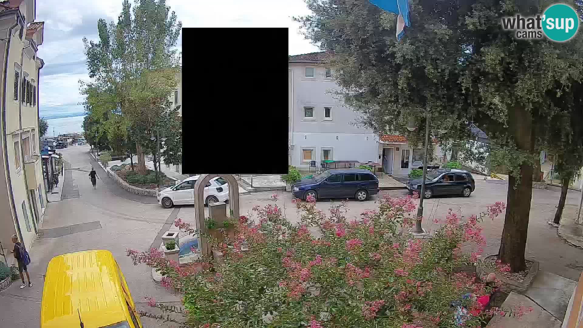 Webcam Mošćenička Draga Center – Live View of the Town Center