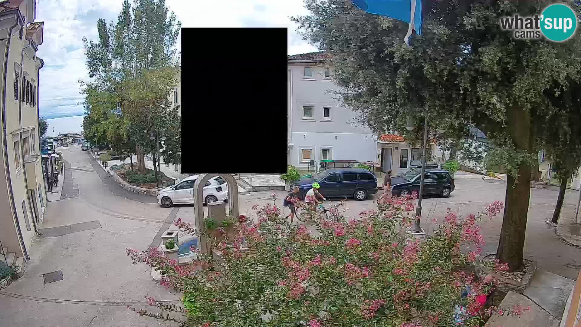 Webcam centre de Mošćenička Draga – Vue en direct du centre-ville