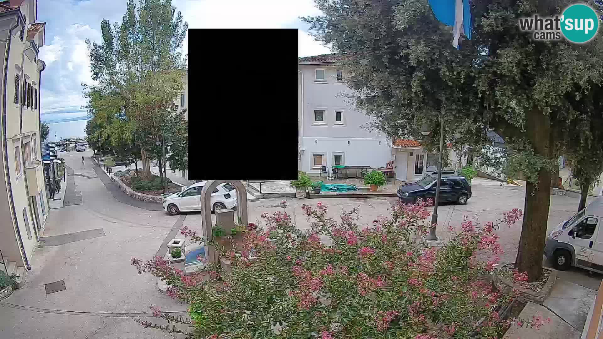 Webcam centre de Mošćenička Draga – Vue en direct du centre-ville