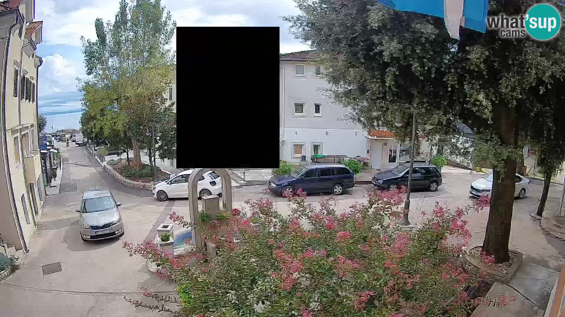 Webcam Centro Draga di Moschiena – Vista live sul centro
