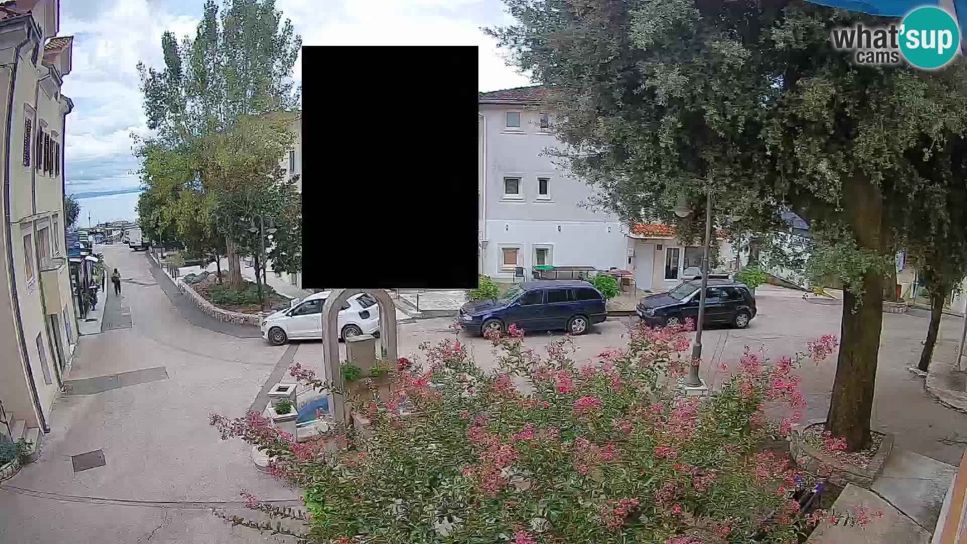 Webcam centre de Mošćenička Draga – Vue en direct du centre-ville