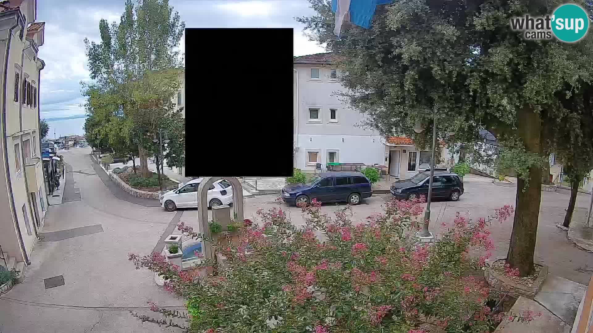 Webcam Centro Draga di Moschiena – Vista live sul centro