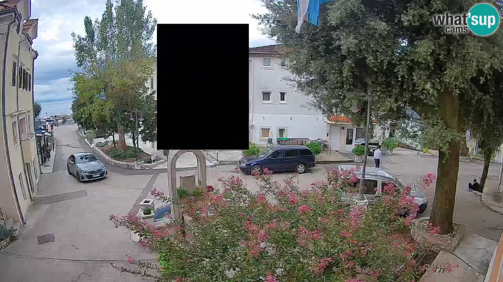 Webcam Mošćenička Draga Center – Live View of the Town Center
