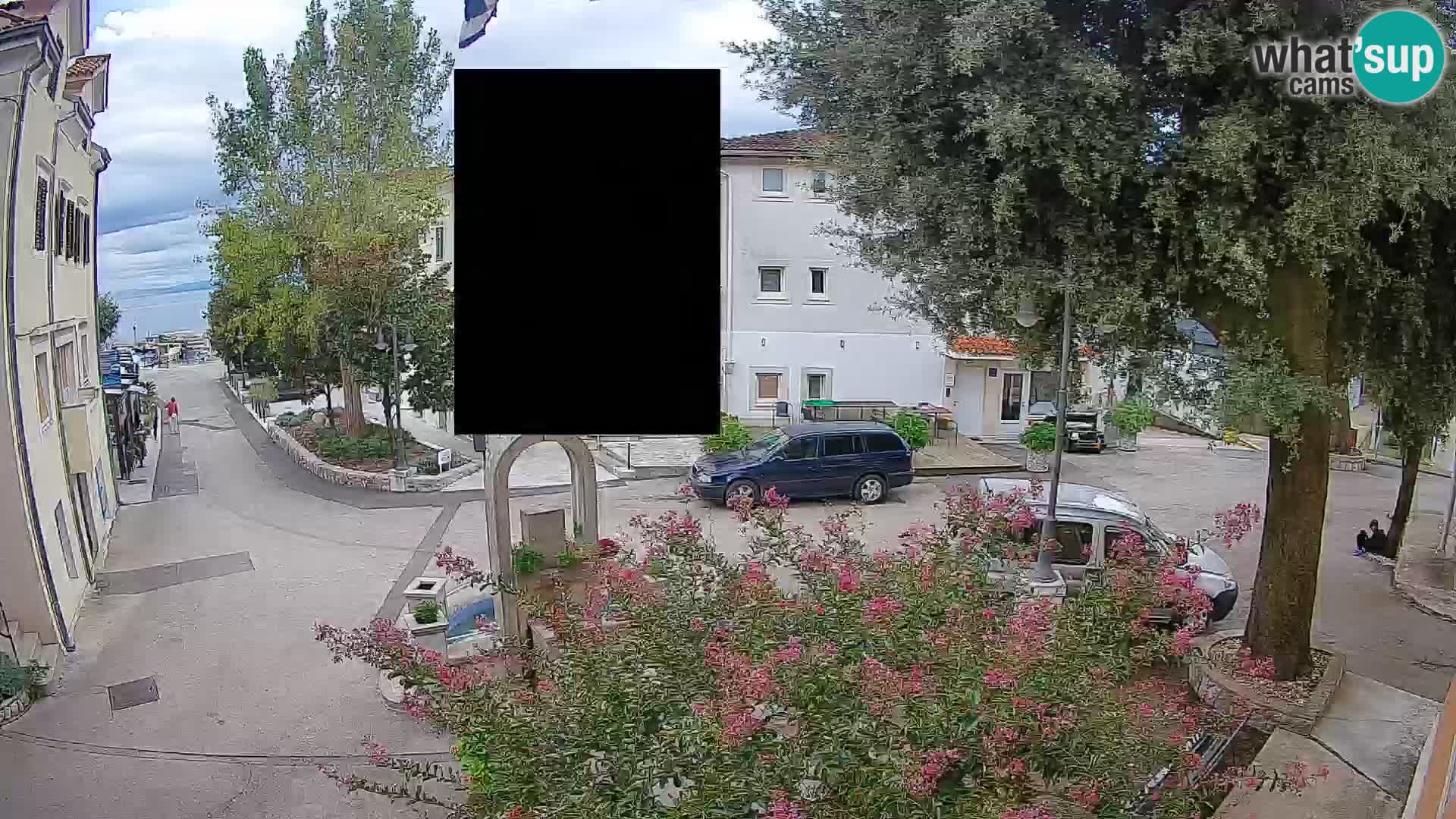 Webcam centre de Mošćenička Draga – Vue en direct du centre-ville