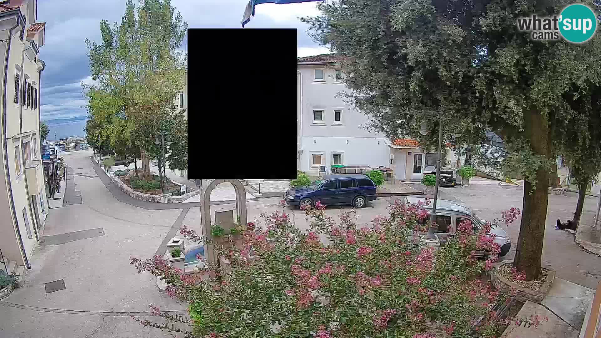 Webcam Mošćenička Draga Center – Live View of the Town Center
